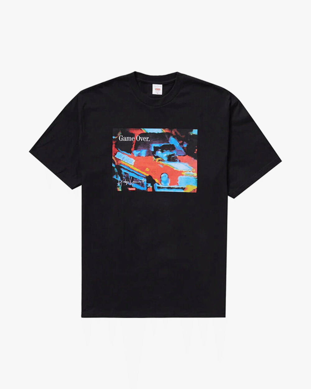SUPREME x YOHJI YAMAMOTO FW20 GAME OVER T-Shirt BLACK