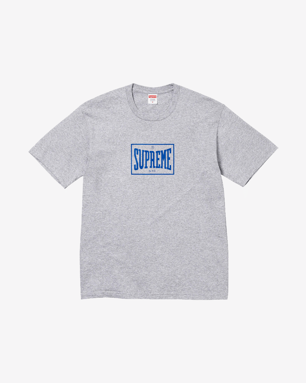SUPREME FW23 WARM UP HEATHER GREY T-Shirt (NEW)