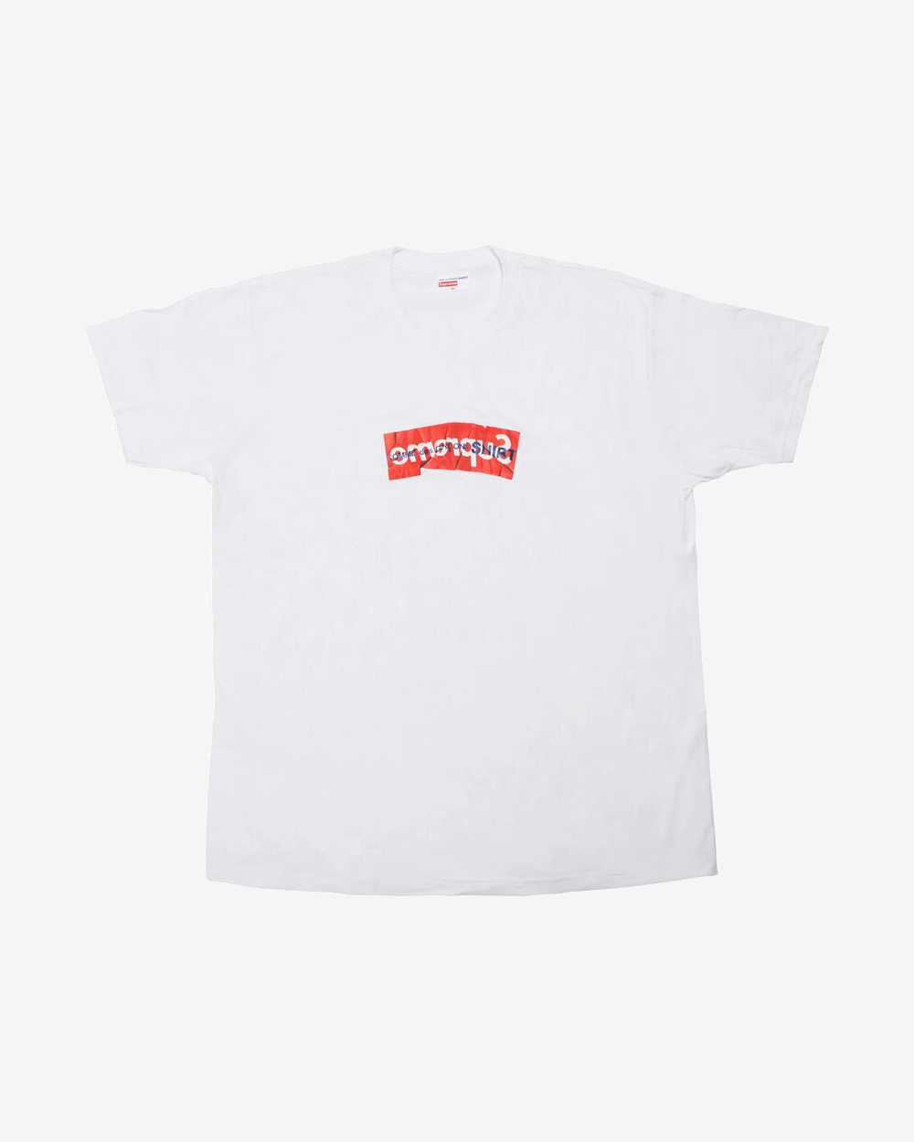 SUPREME x CDG SS17 BOX LOGO WHITE T-Shirt (NEW)