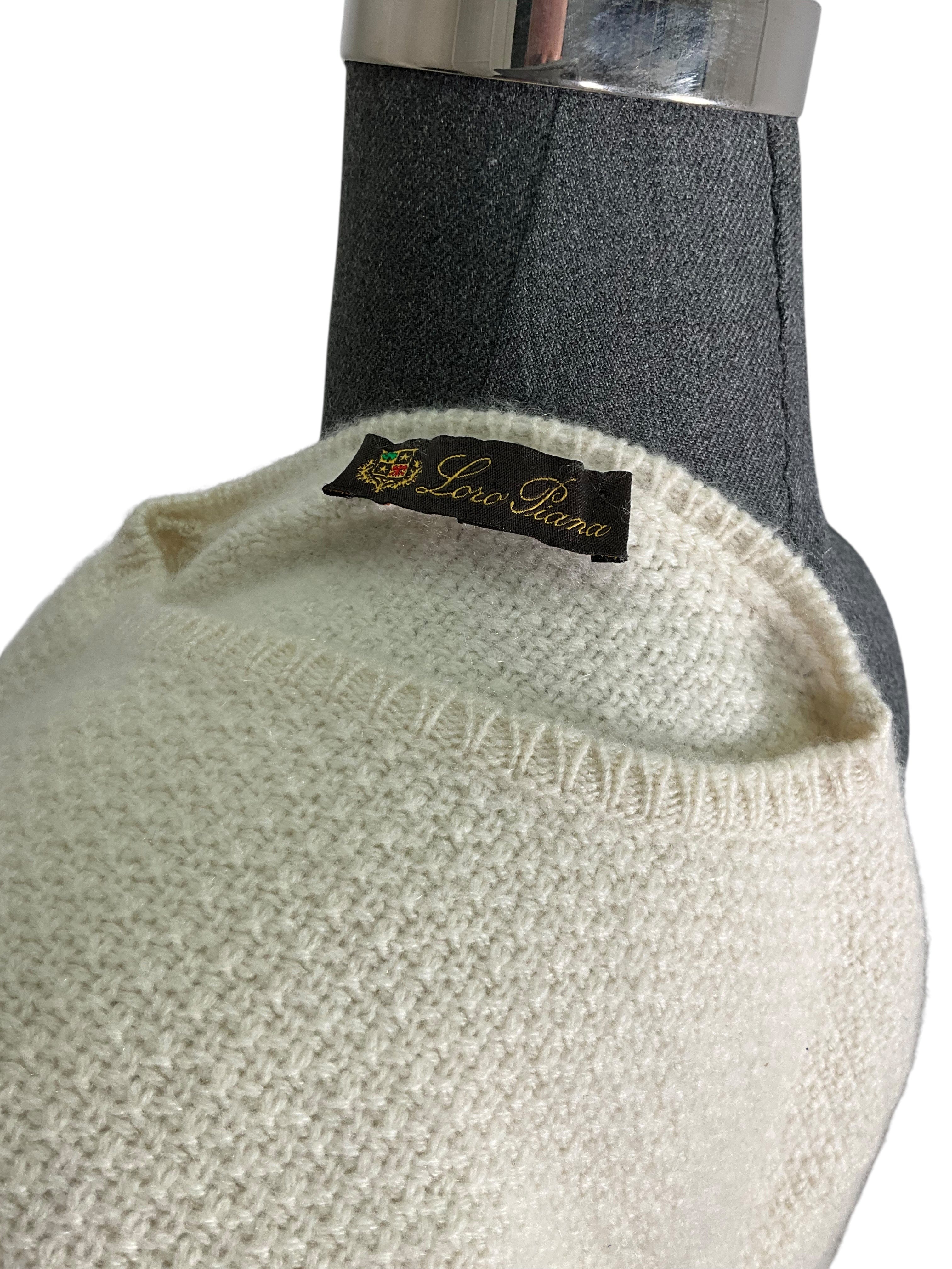 Loro Piana Textured Cashmere Sweater Size S