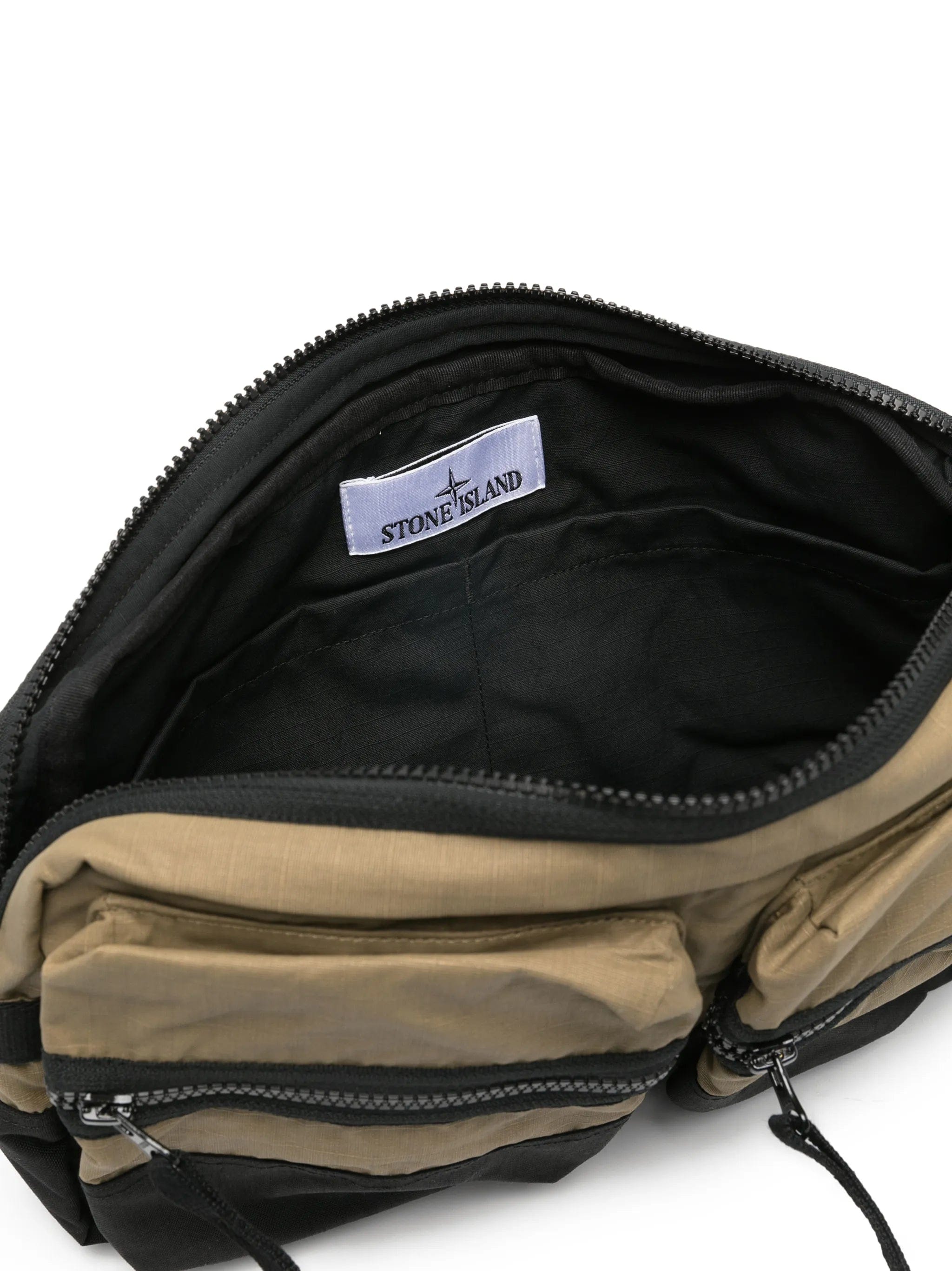 Stone Island 9200026 double coated cotton ripstop bag
