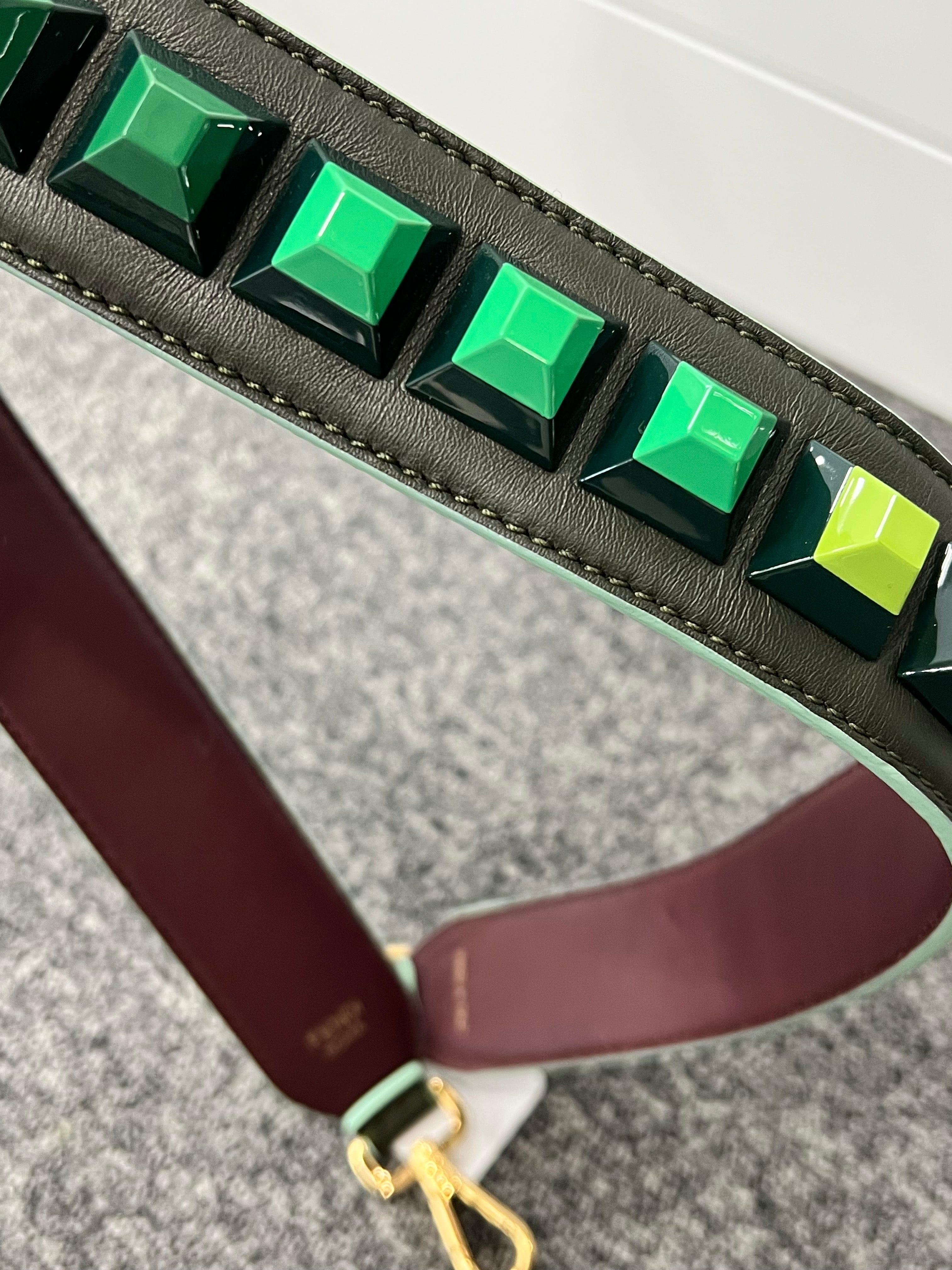 Fendi Strap Leather×Plastic Green B1201EM5LJ