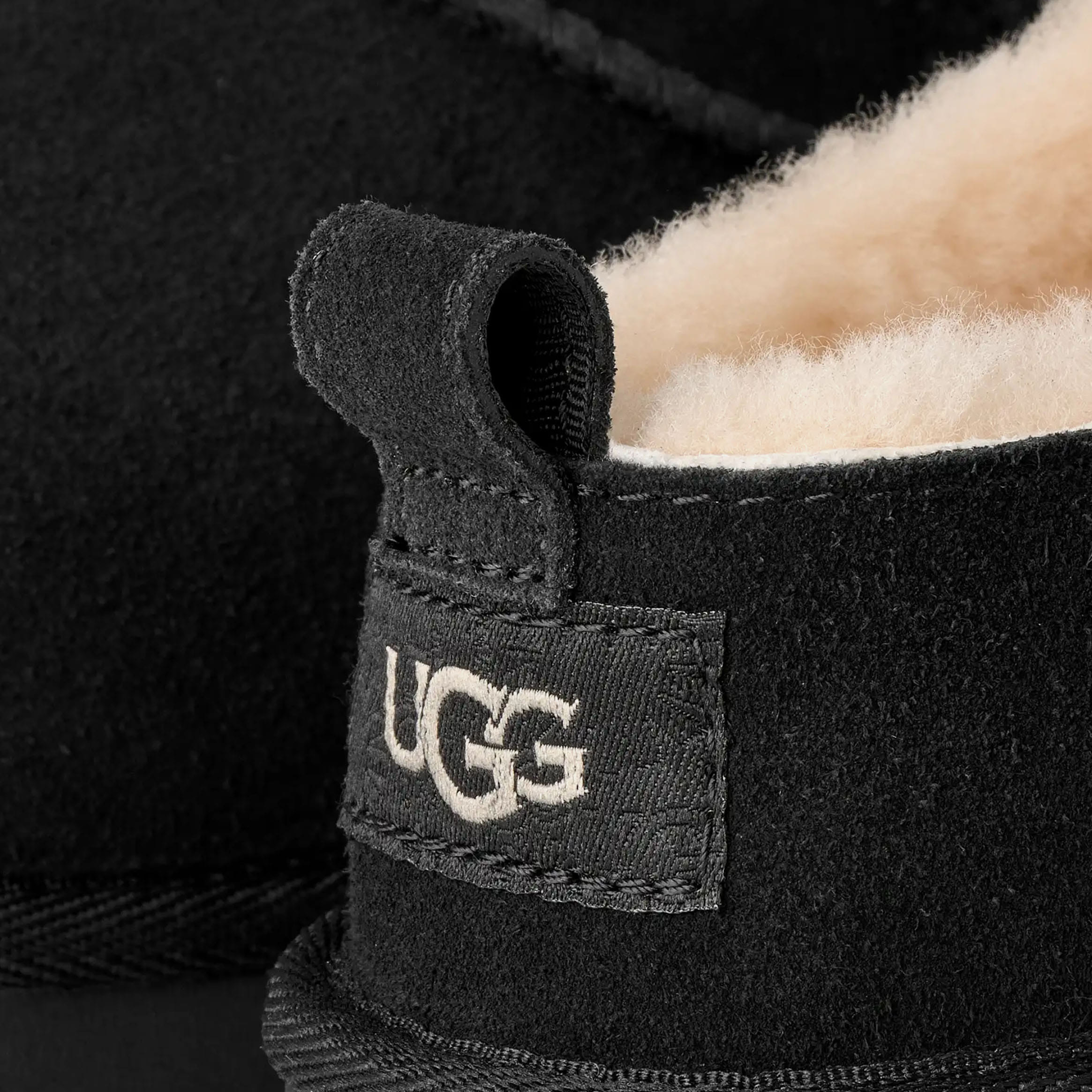 UGG Classic Micro Grade School Lifestyle Boots (Black)