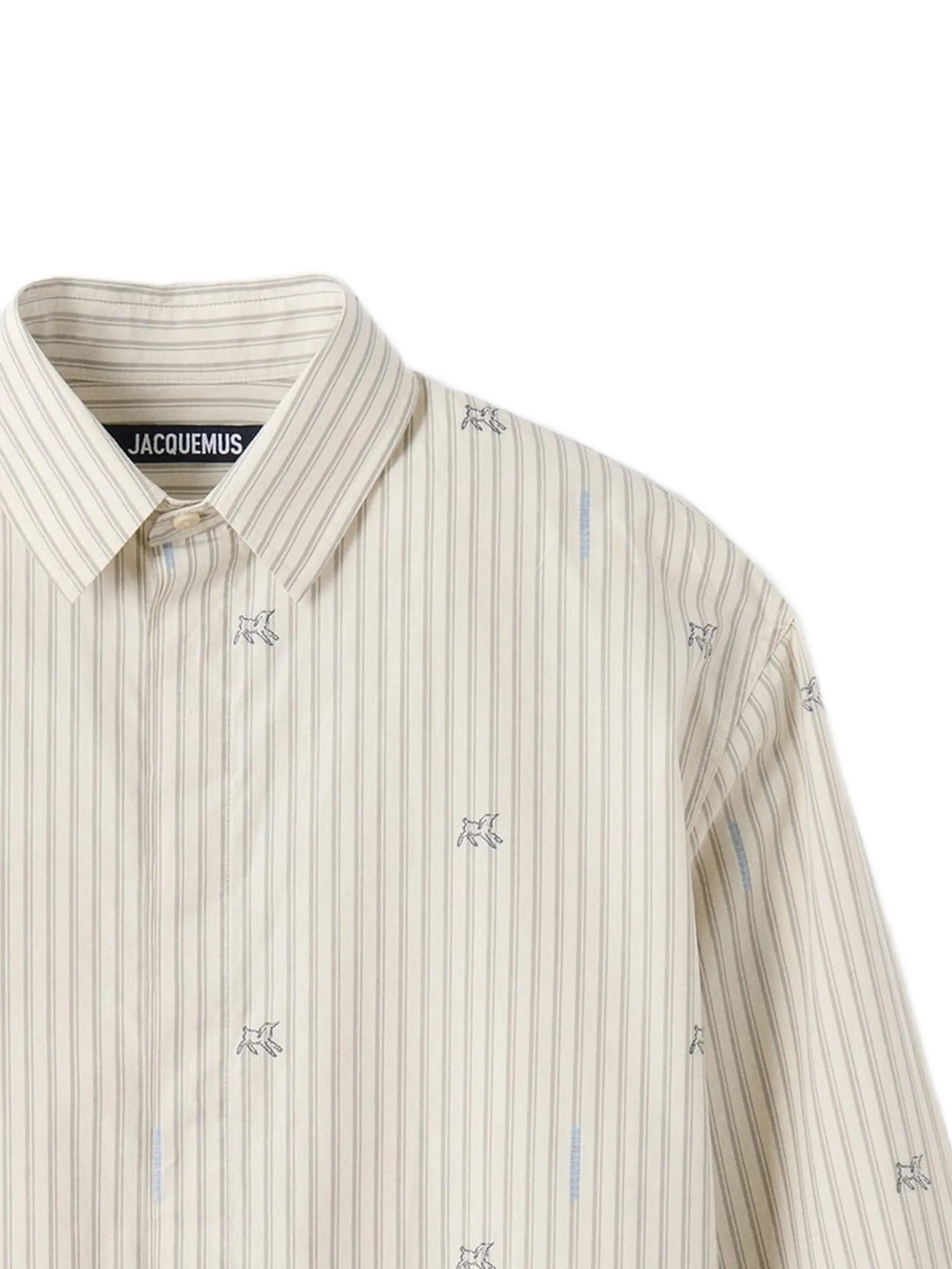 Jacquemus The Simon striped shirt