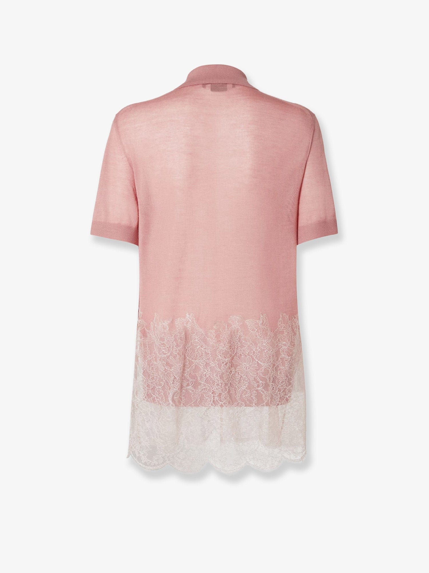 Fendi Lingerie cashmere and silk polo shirt