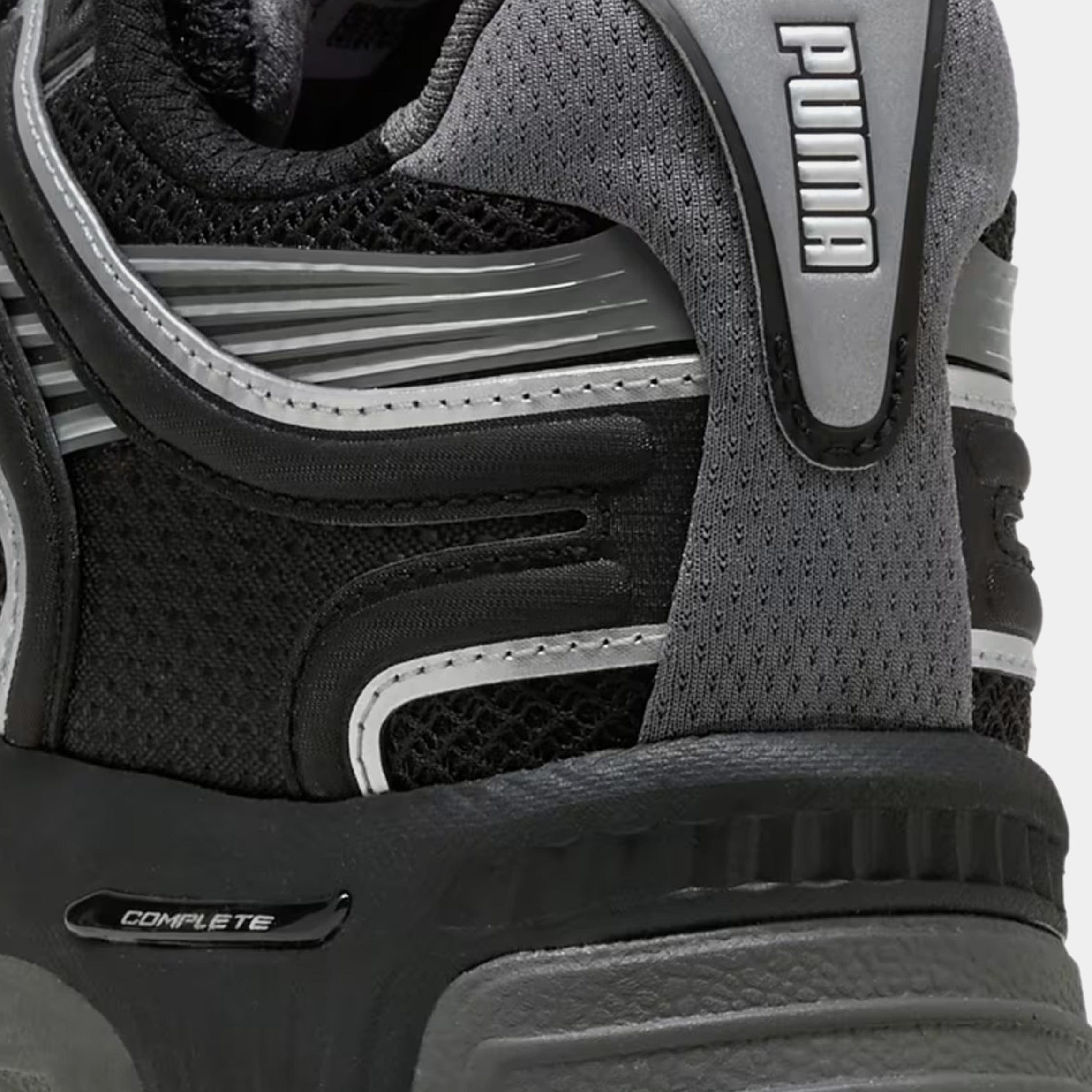 PUMA Skyjet Mens Lifestyle Shoes (Puma Black/Cool Dark Gray/Puma Silver)