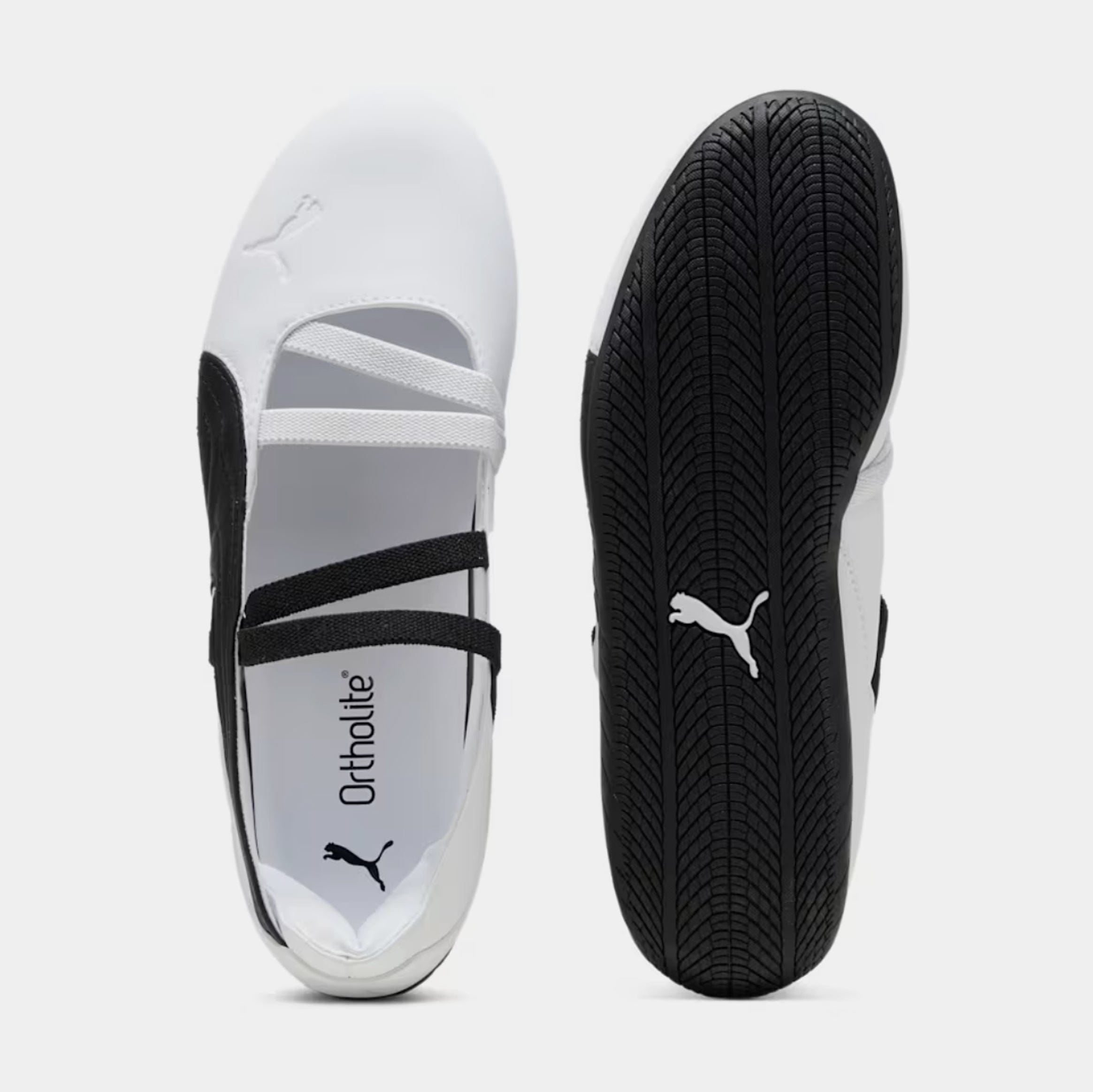 PUMA Speedcat Ballet Womens Lifestyle Shoes (Puma White/Puma Black)