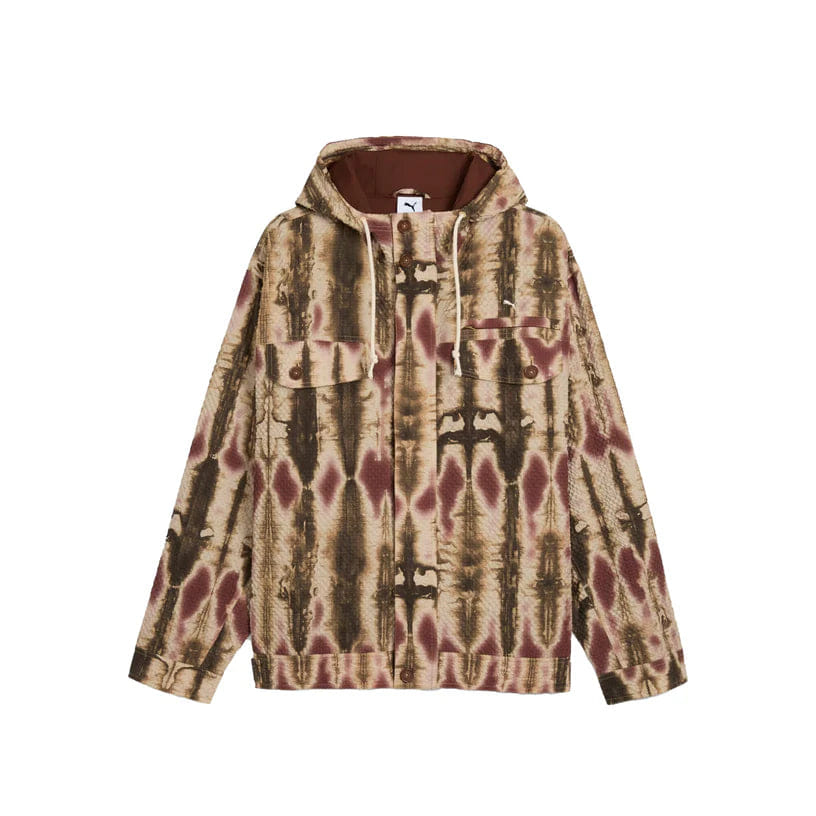 PUMA PALAIS ARTISAN Jacket Seersucker Chocotart