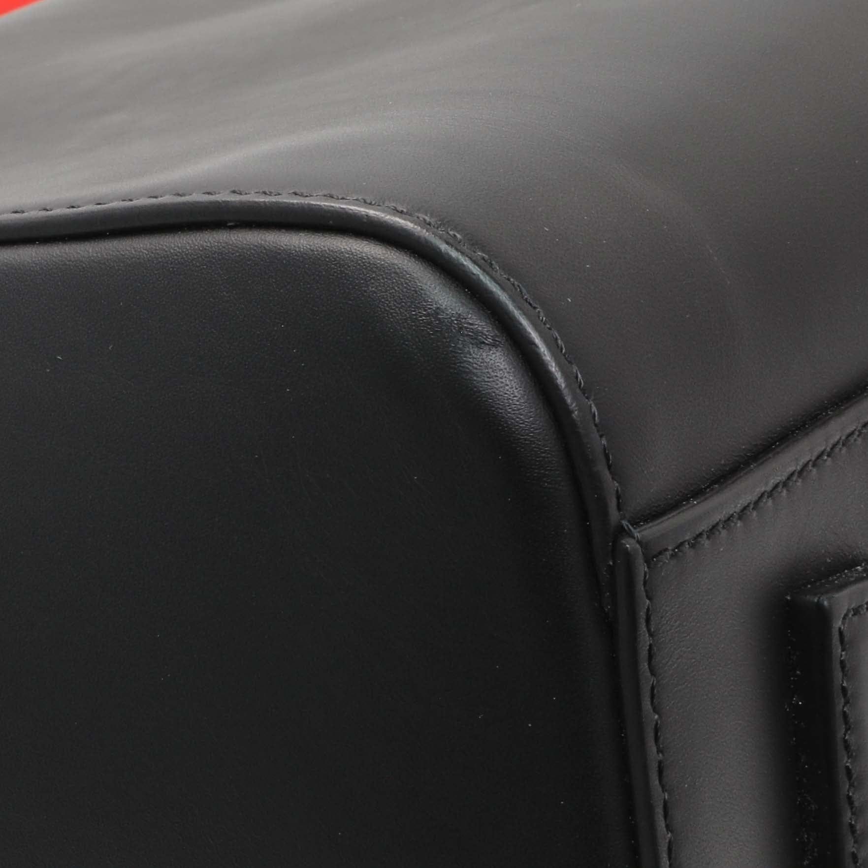 Givenchy Black Red Calfskin Medium Antigona Tote