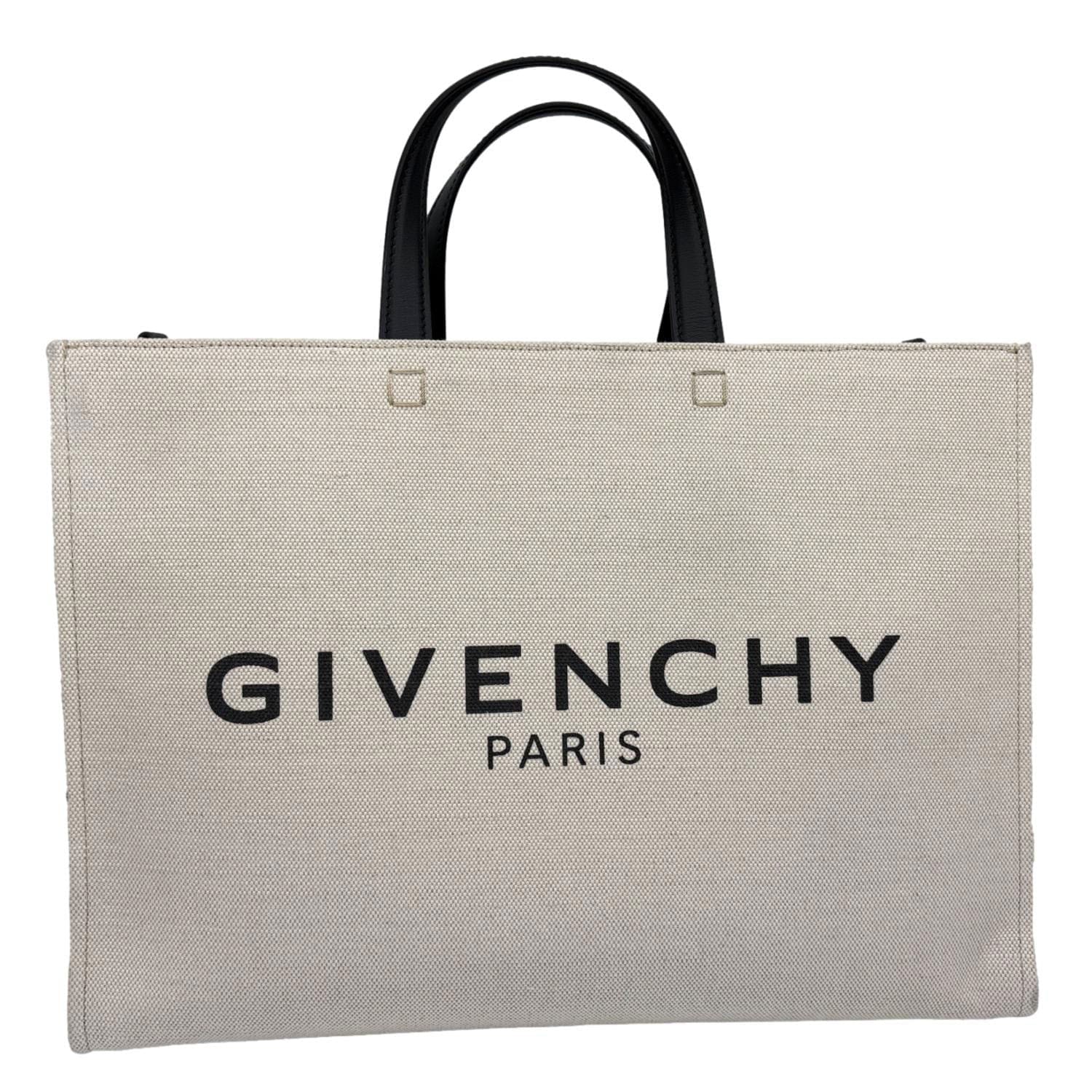 GIVENCHY Medium G Canvas Tote Bag White