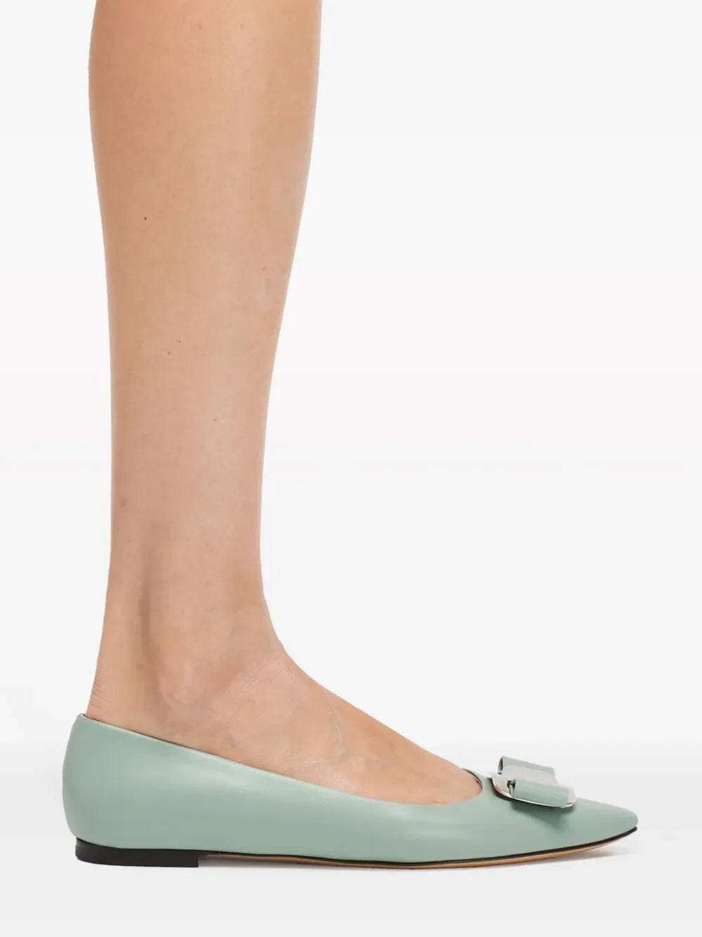 Ferragamo New Vara - Bow Lambskin Ballerina Shoes