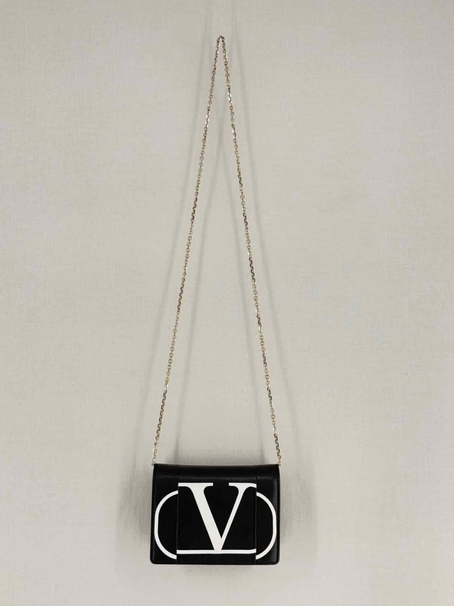 Valentino Garavani Escape V - logo Black Crossbody