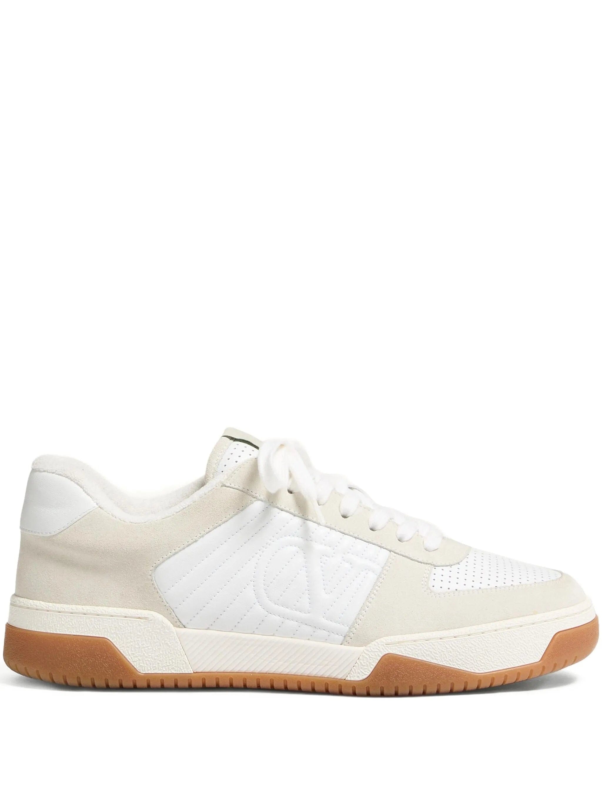 Valentino Garavani logo - detail perforated sneakers