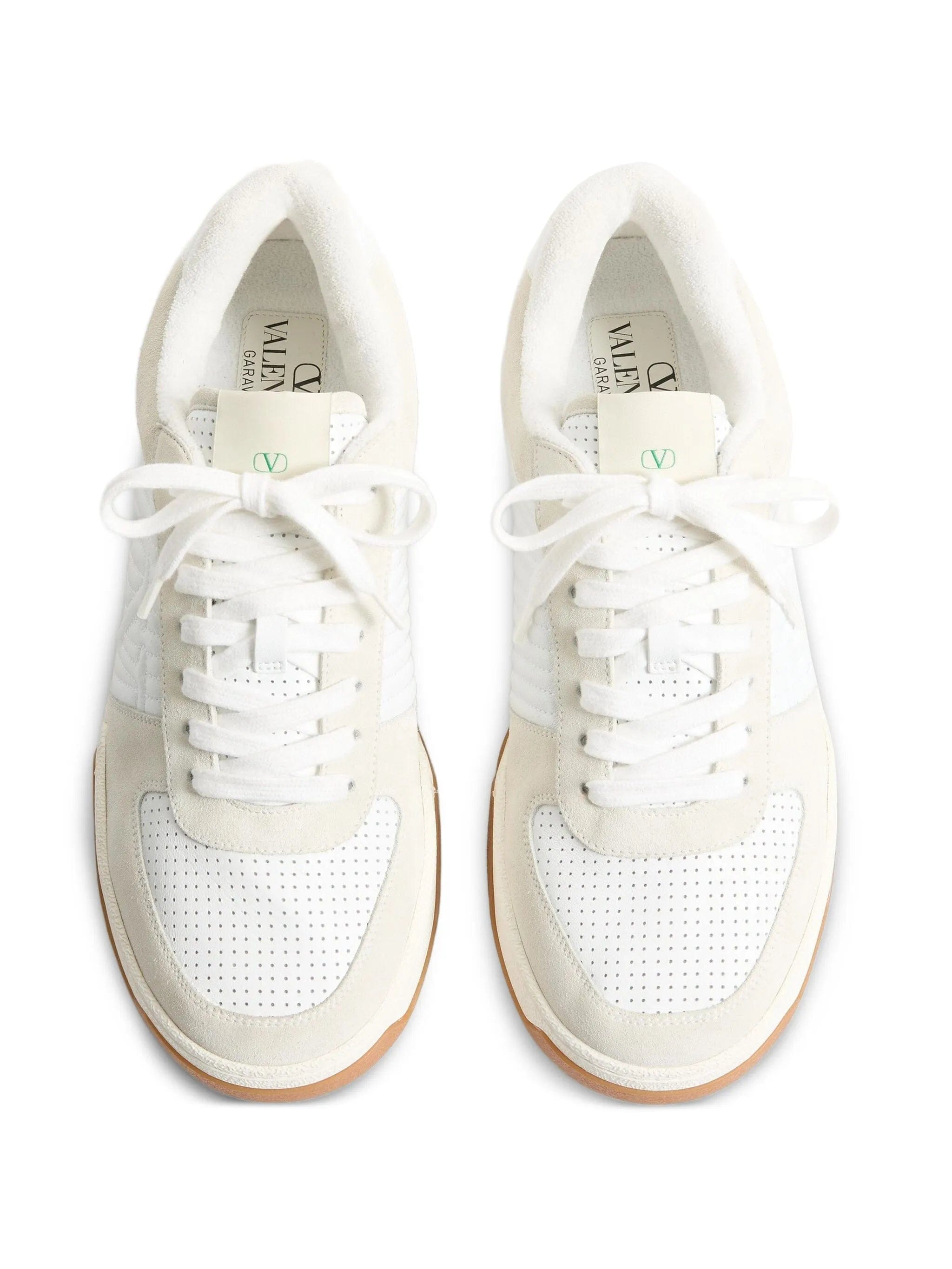 Valentino Garavani logo - detail perforated sneakers