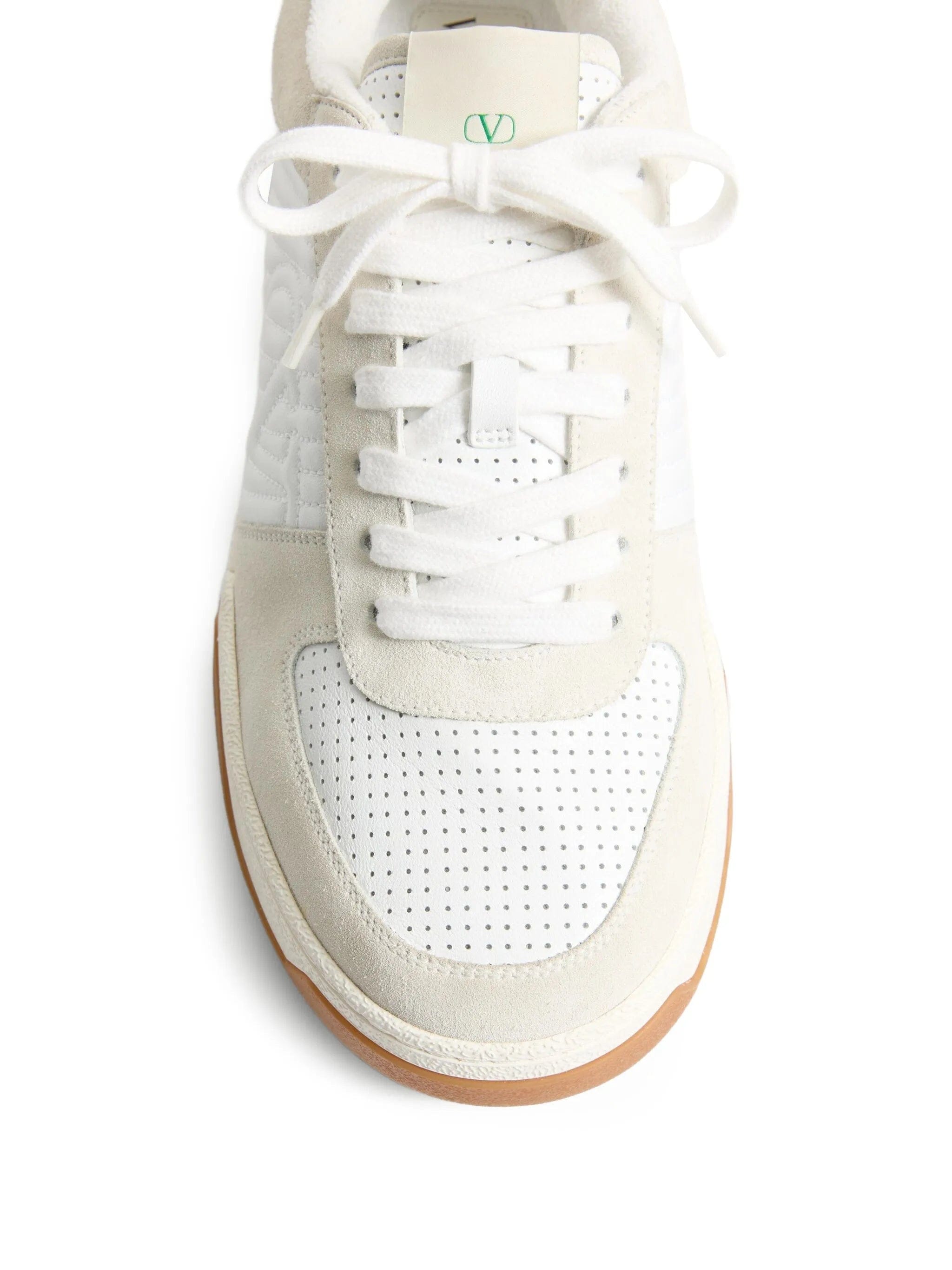 Valentino Garavani logo - detail perforated sneakers