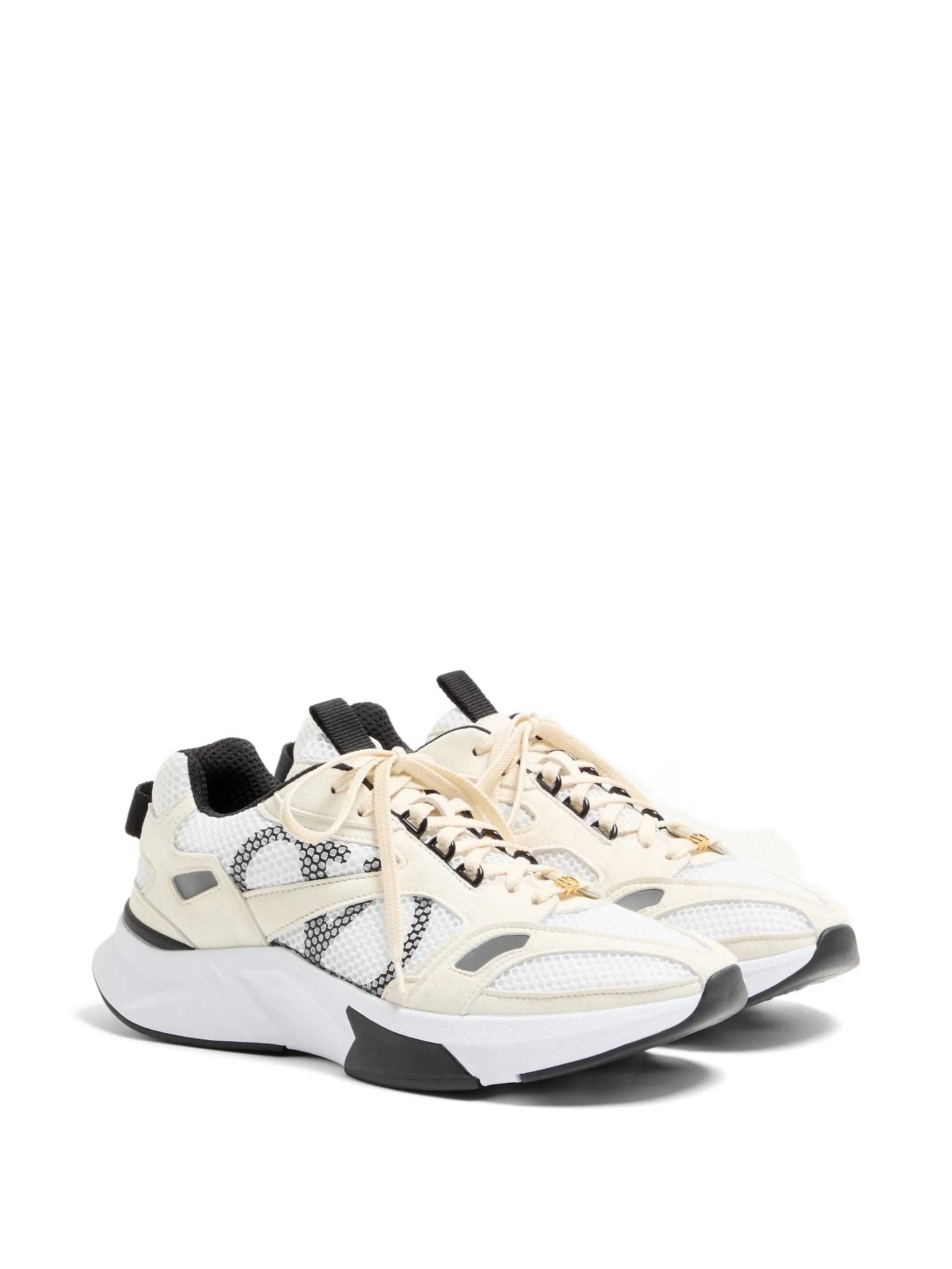Valentino Garavani Demivee trainer in mesh fabric with suede inserts