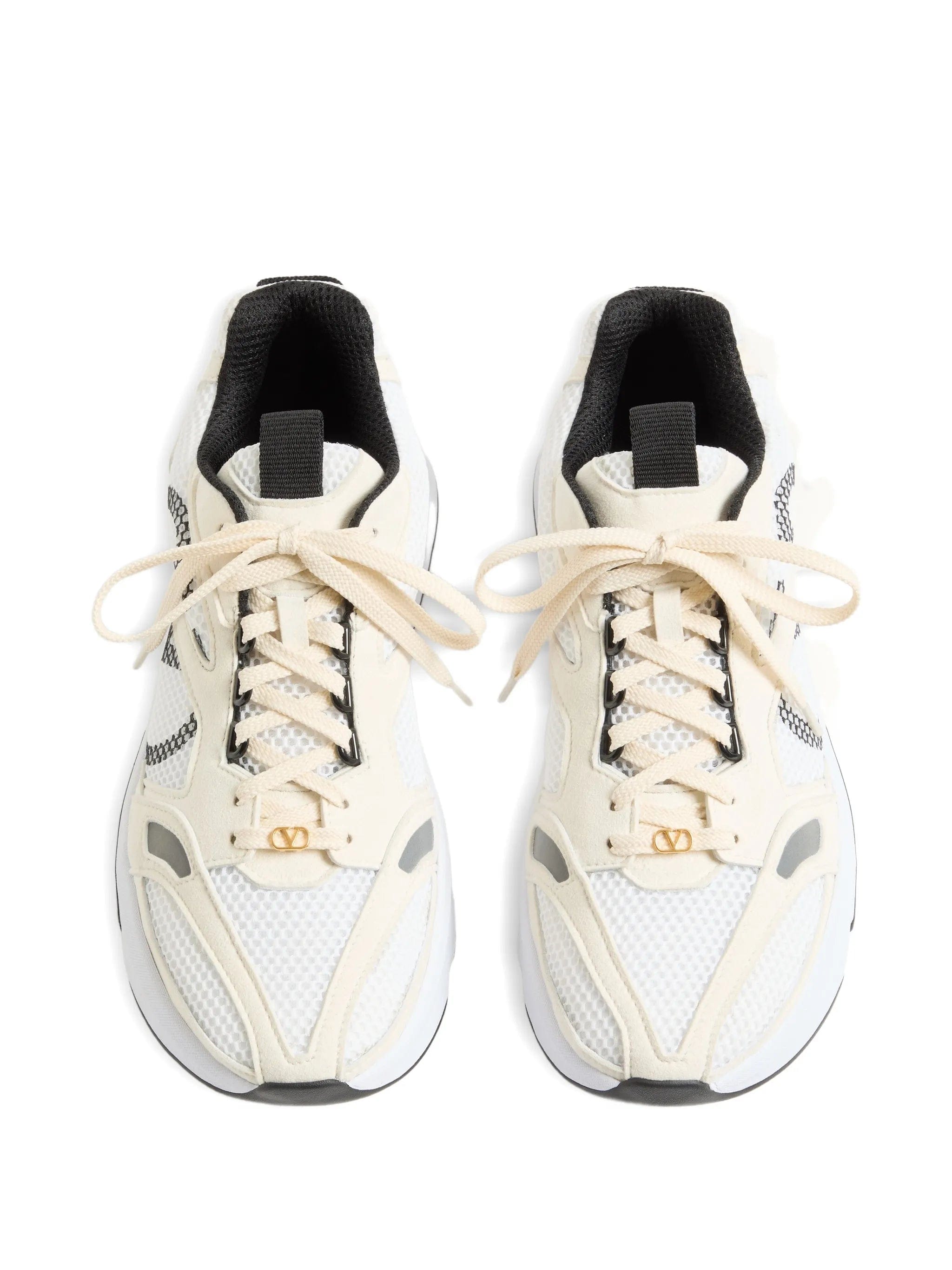 Valentino Garavani Demivee trainer in mesh fabric with suede inserts