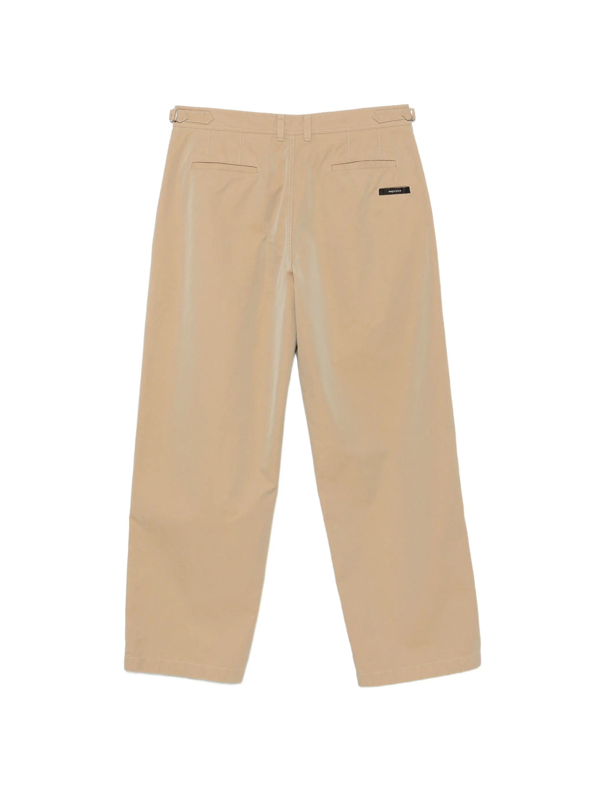 Alexander McQueen buckle - detail straight - leg trousers