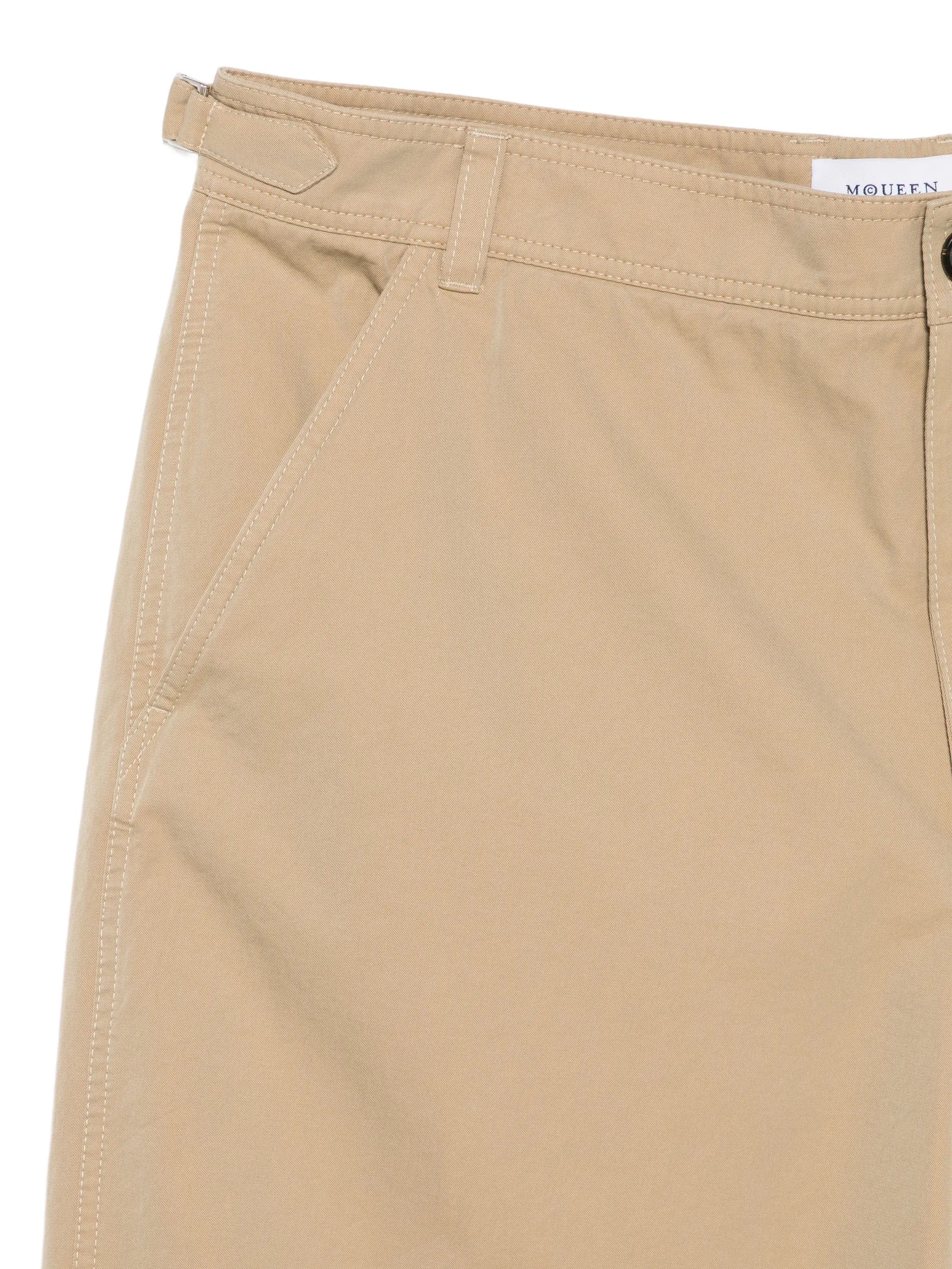 Alexander McQueen buckle - detail straight - leg trousers