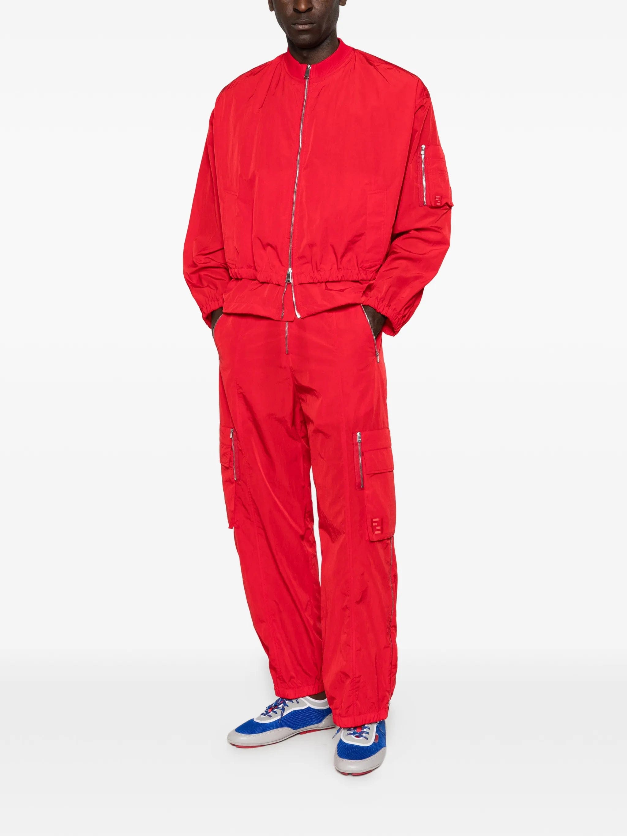 Fendi zip - pocket trousers