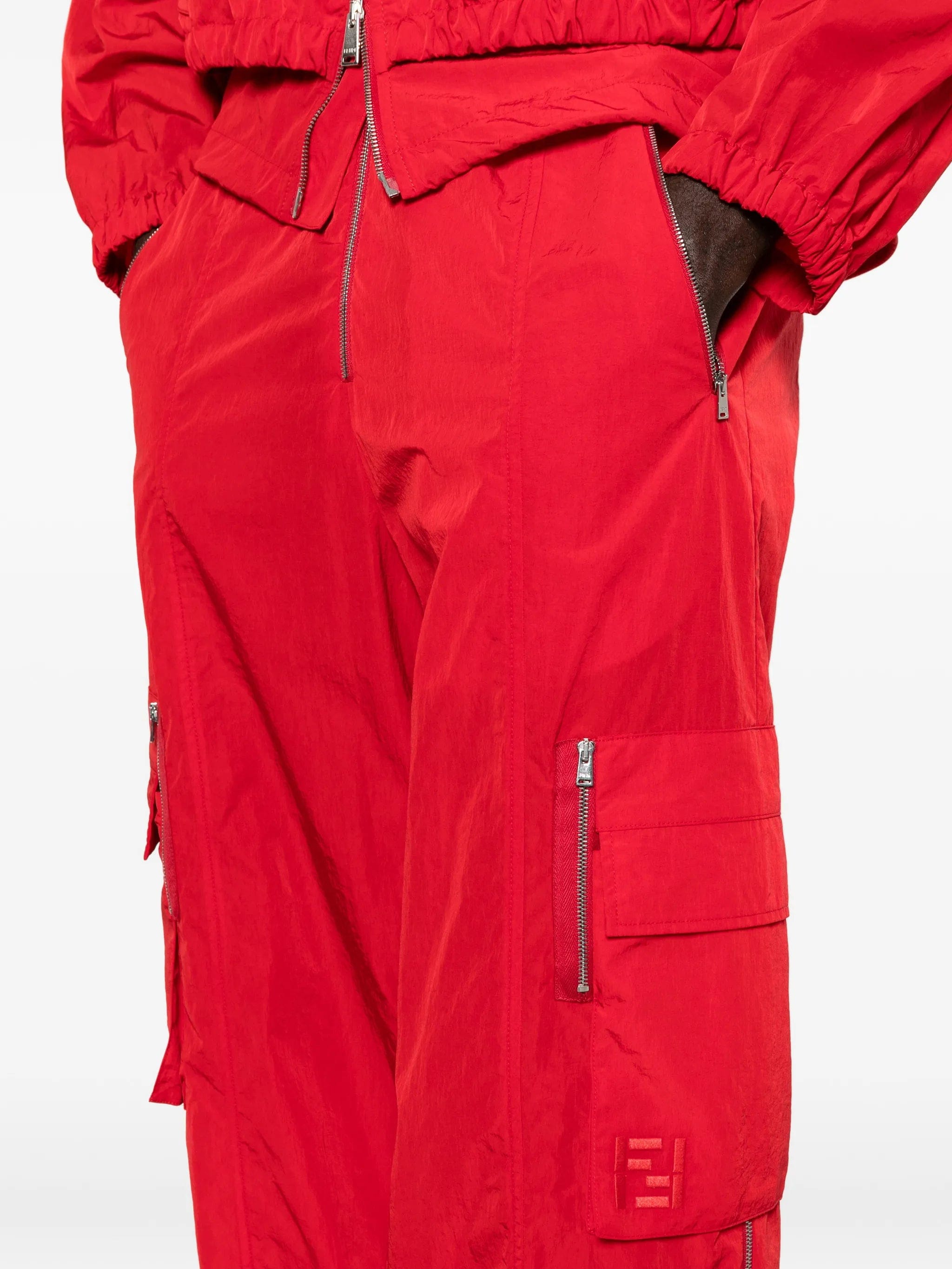 Fendi zip - pocket trousers