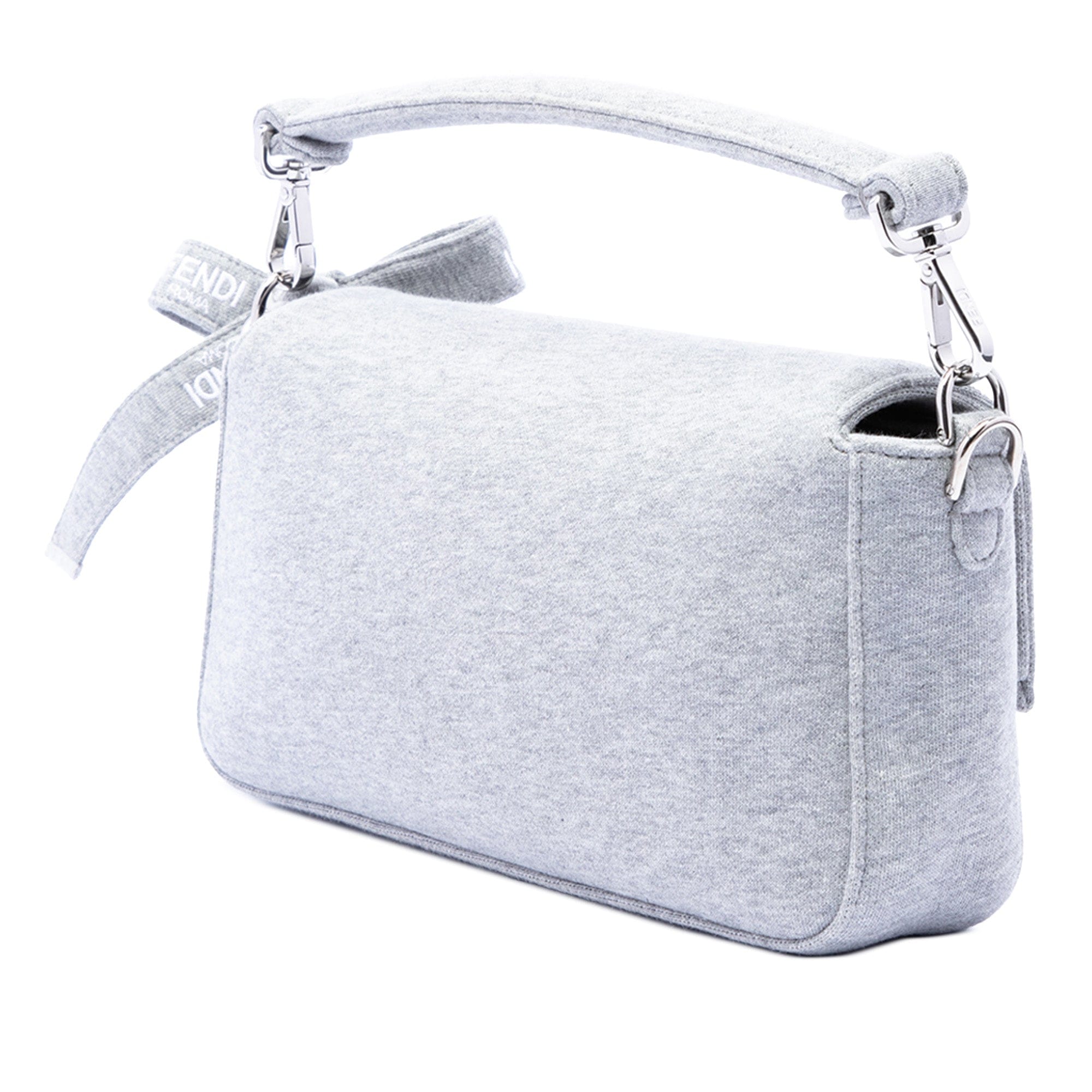Fendi Marc Jacobs Medium Jersey Logo Baguette Satchel