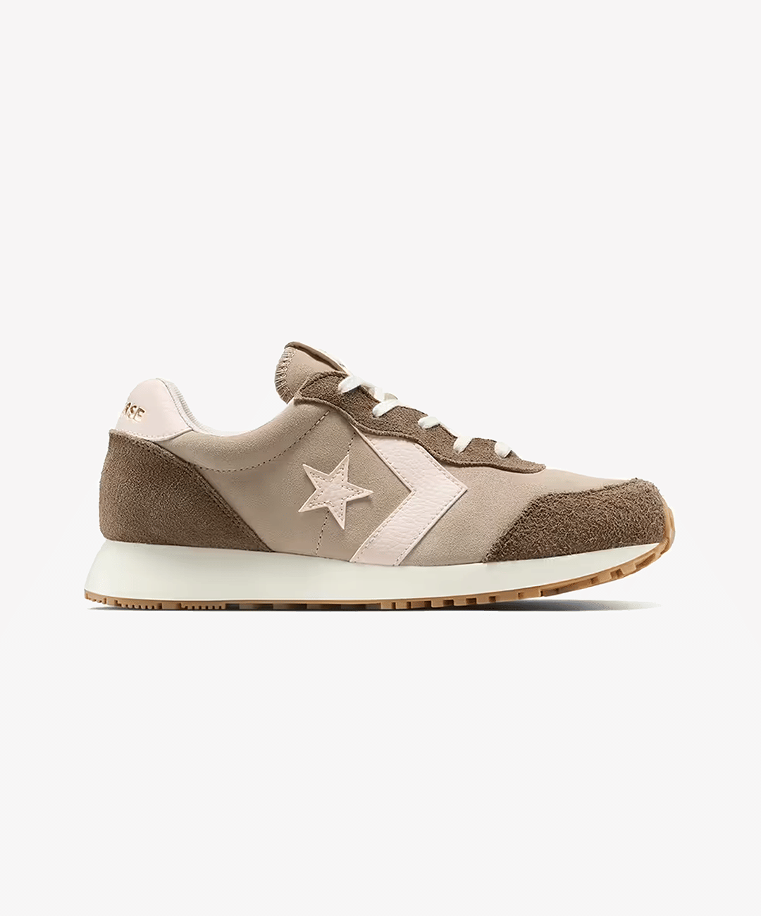 CONVERSE | OMEGA TRAINER { VINTAGE CARGO/SHY FLAMINGO