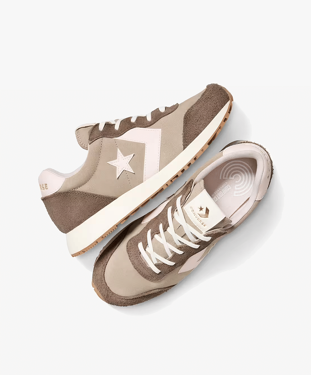 CONVERSE | OMEGA TRAINER { VINTAGE CARGO/SHY FLAMINGO