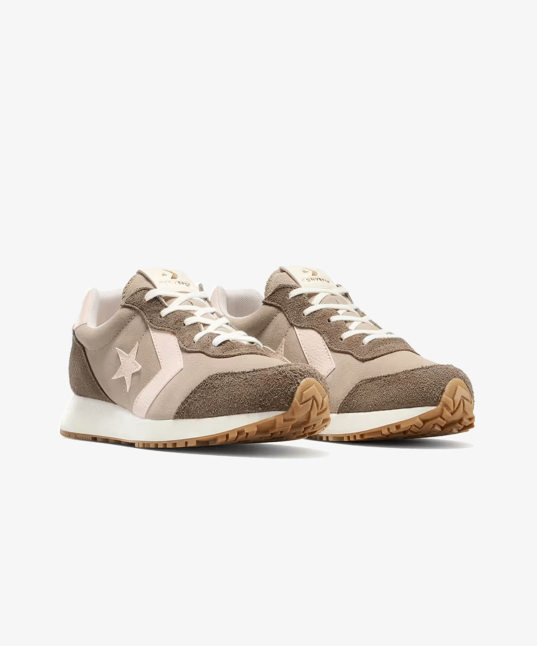 CONVERSE | OMEGA TRAINER { VINTAGE CARGO/SHY FLAMINGO
