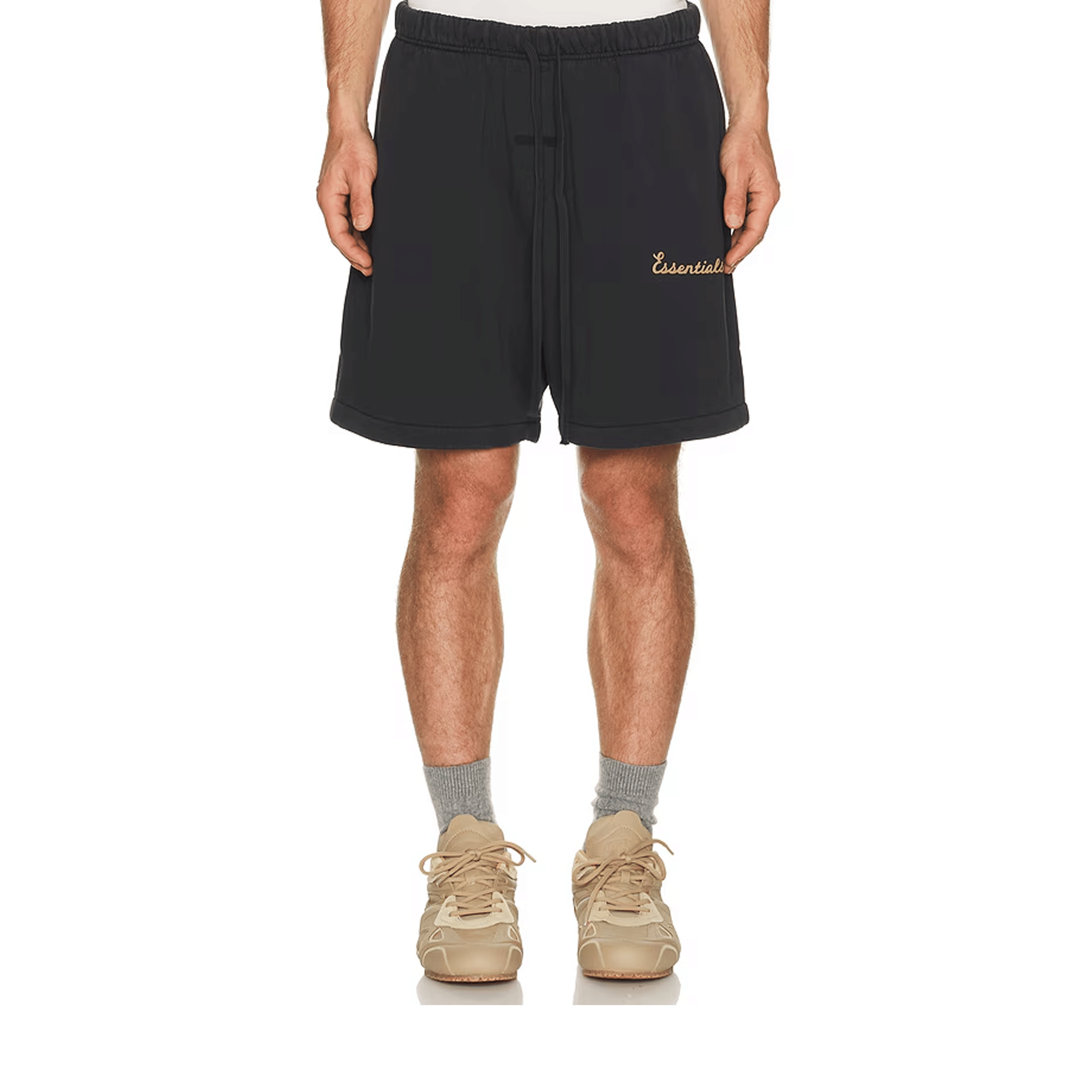 Fear of God Essentials Training Classic Fit Short Faded Black (SS26)