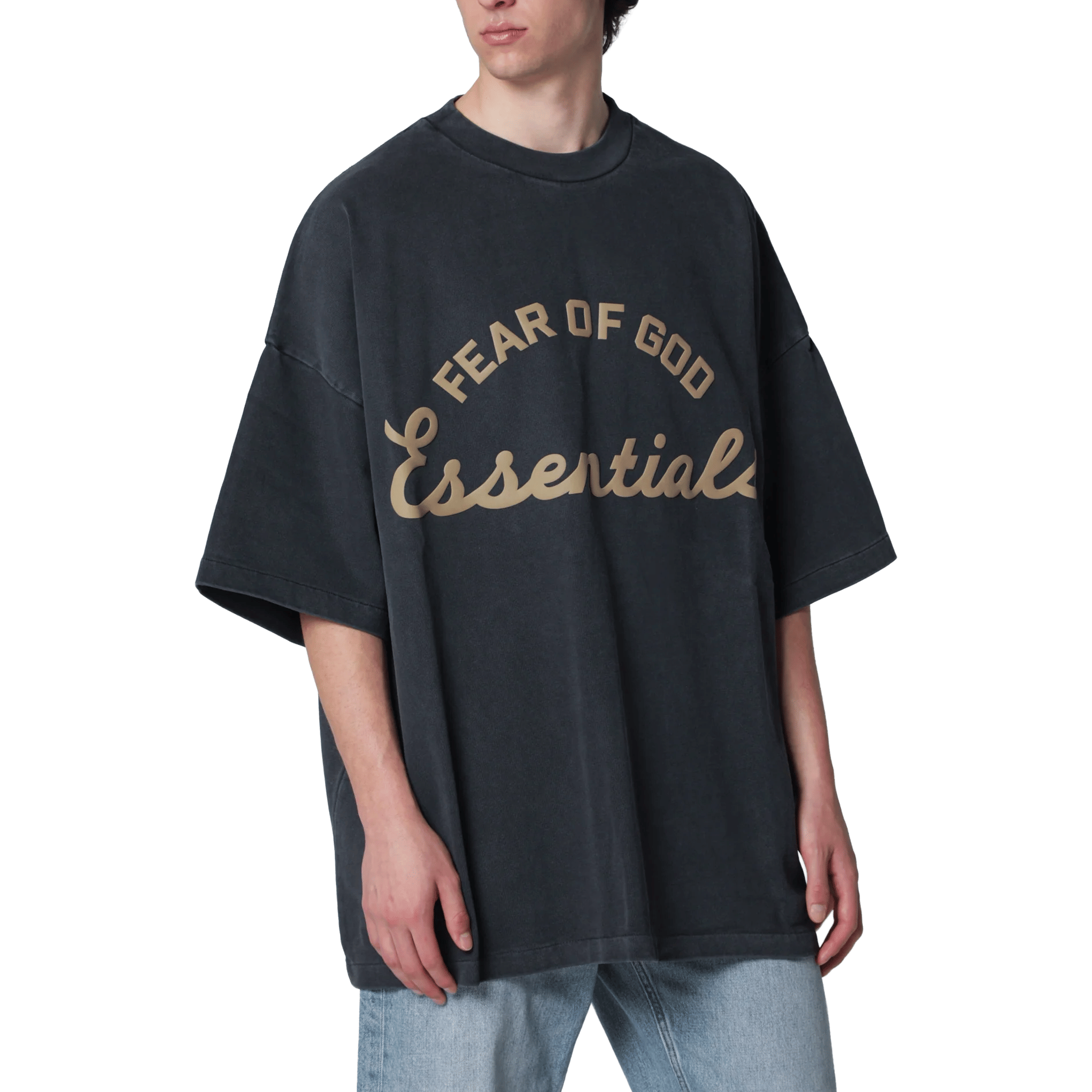 Fear of God Essentials Training 90's Short Sleeve T-Shirt Faded Iron Grey (SS26)
