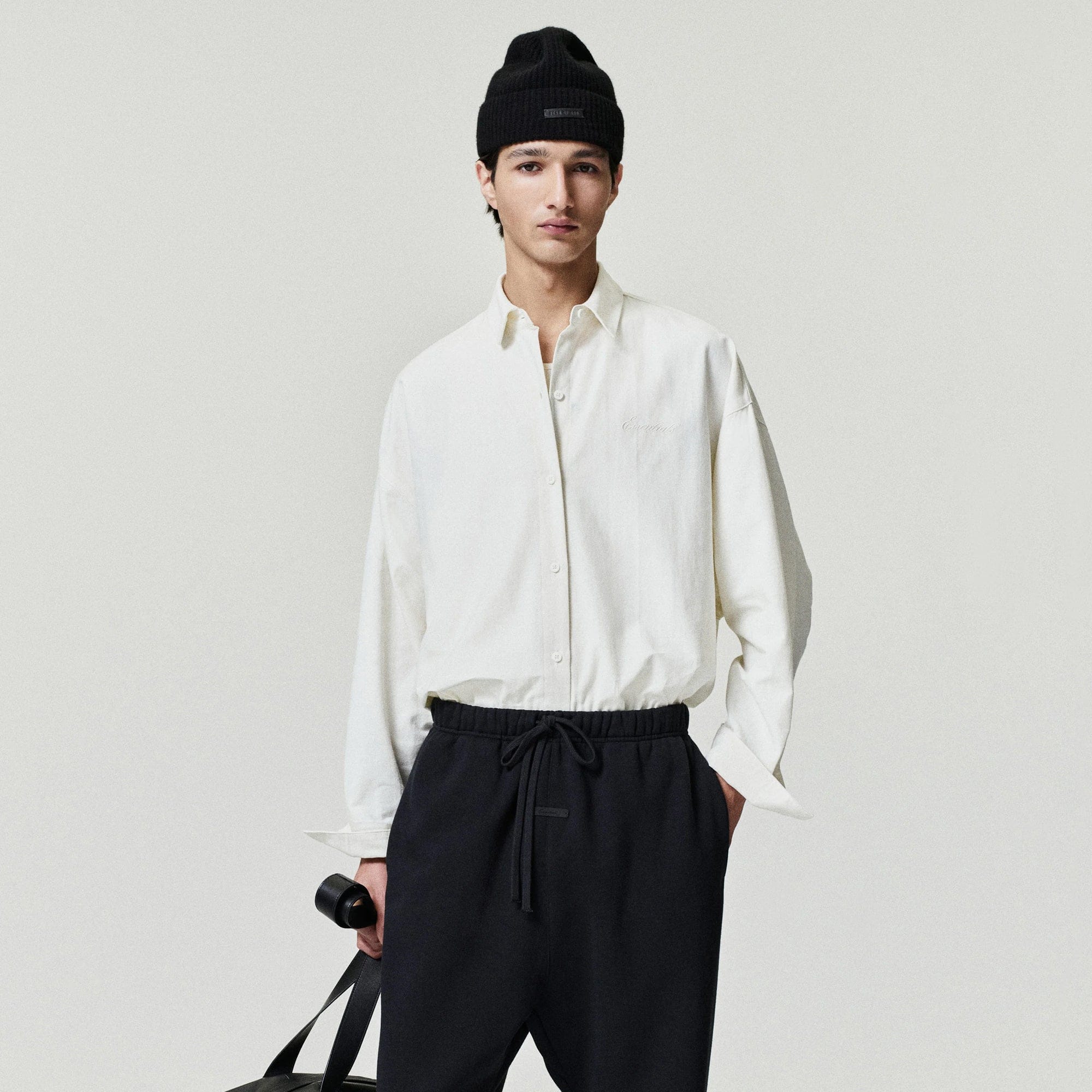 Fear of God Essentials Mens Signature Button Up Shirt
