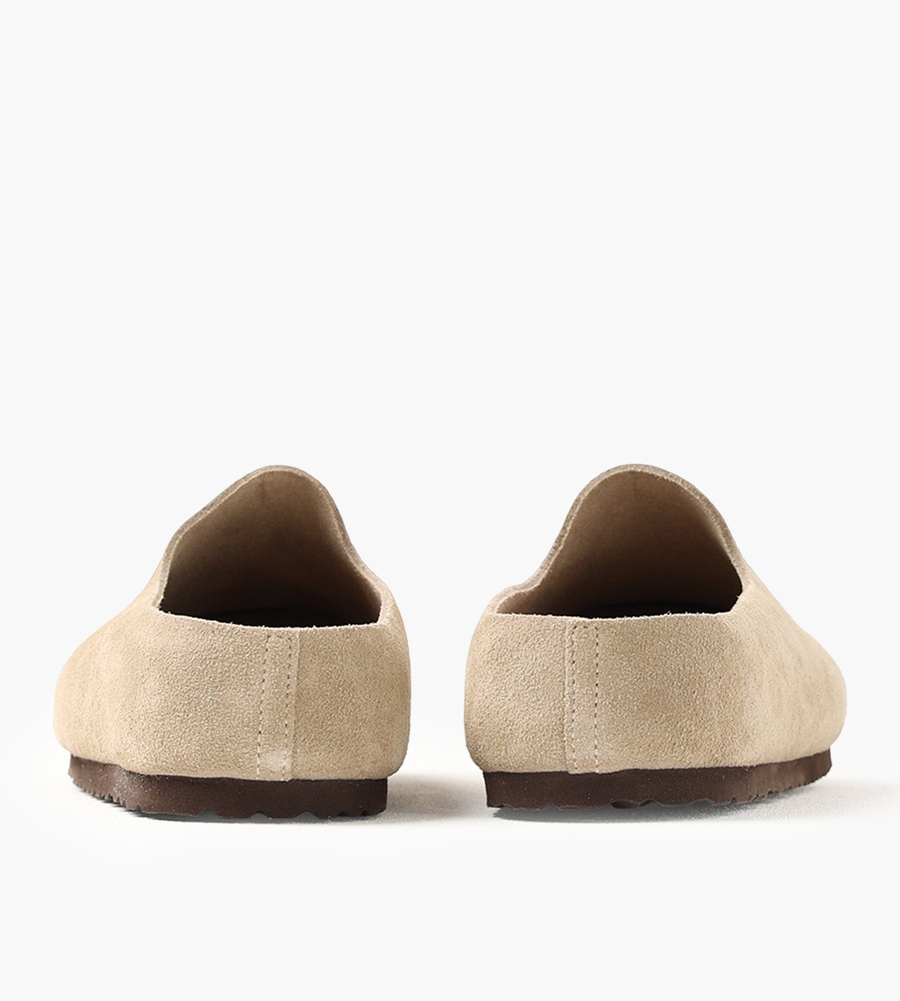 Birkenstock Amsterdam Wrapped Suede Leather Taupe