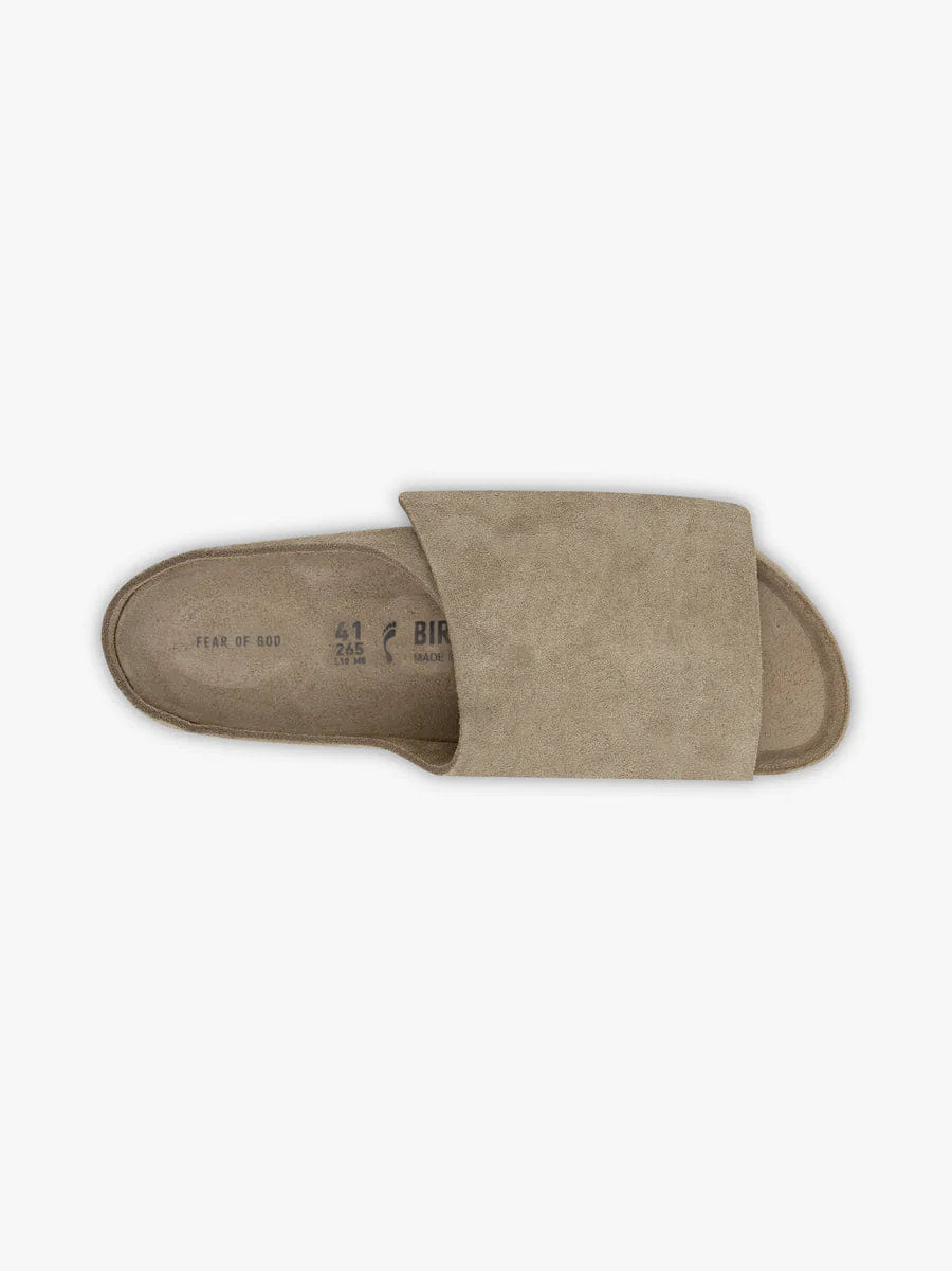 Birkenstock FOG x BIRKENSTOCK LOS FELIZ SUEDE - TAUPE
