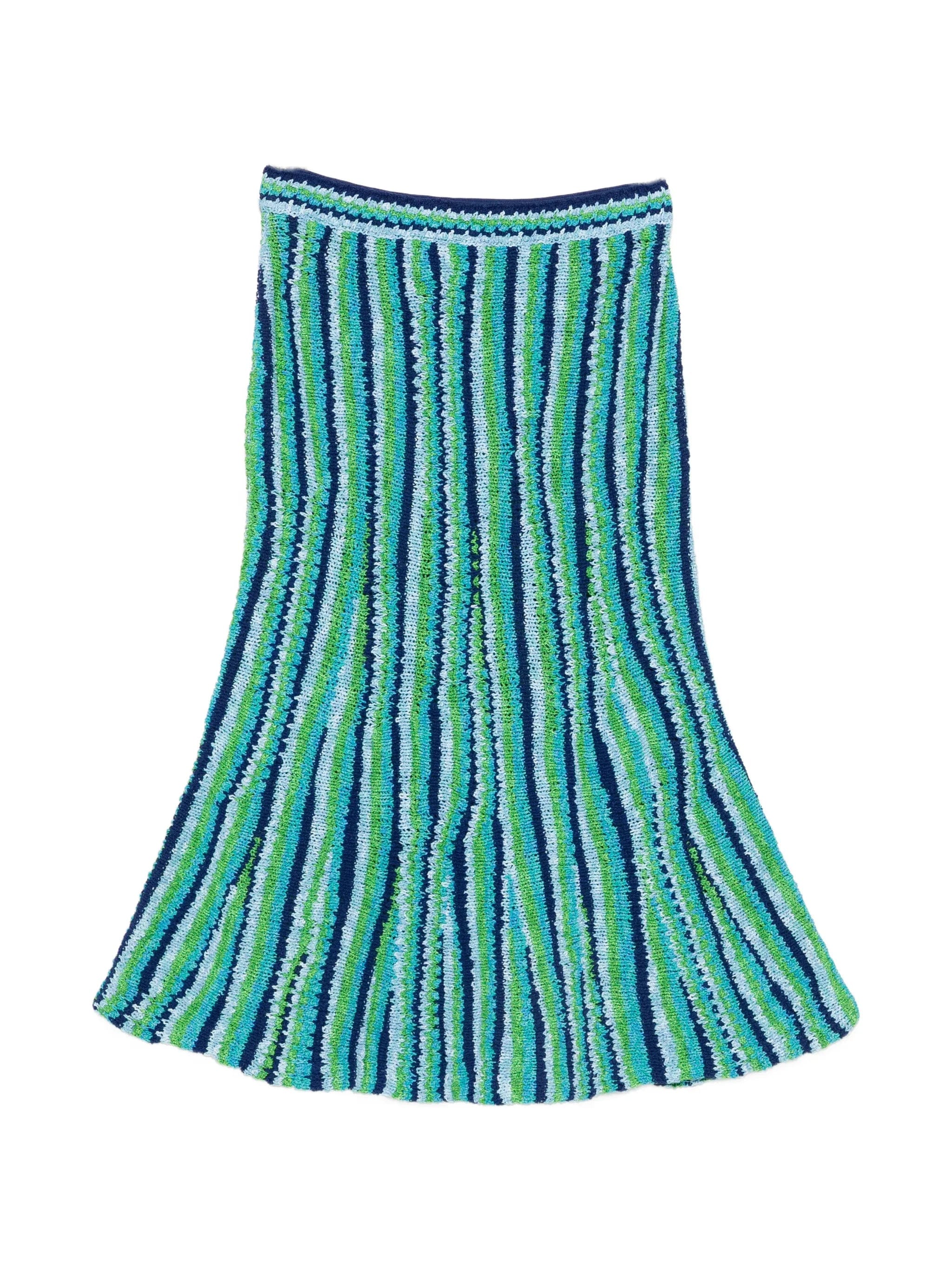 Tory Burch striped - pattern midi skirt