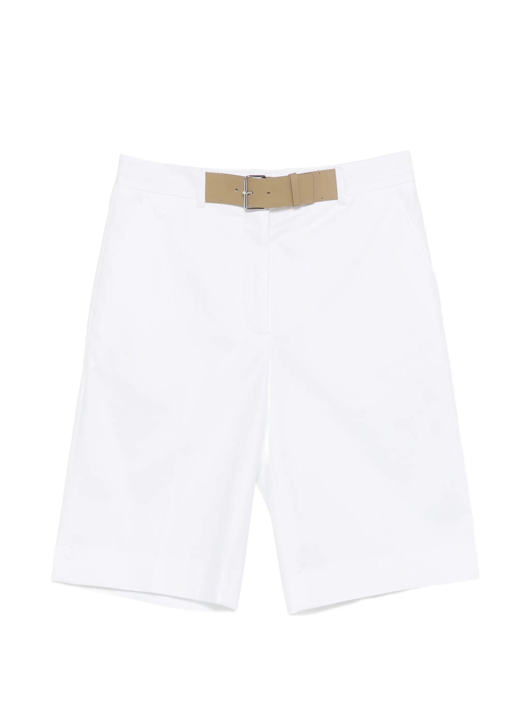 Tory Burch Double T pleated shorts