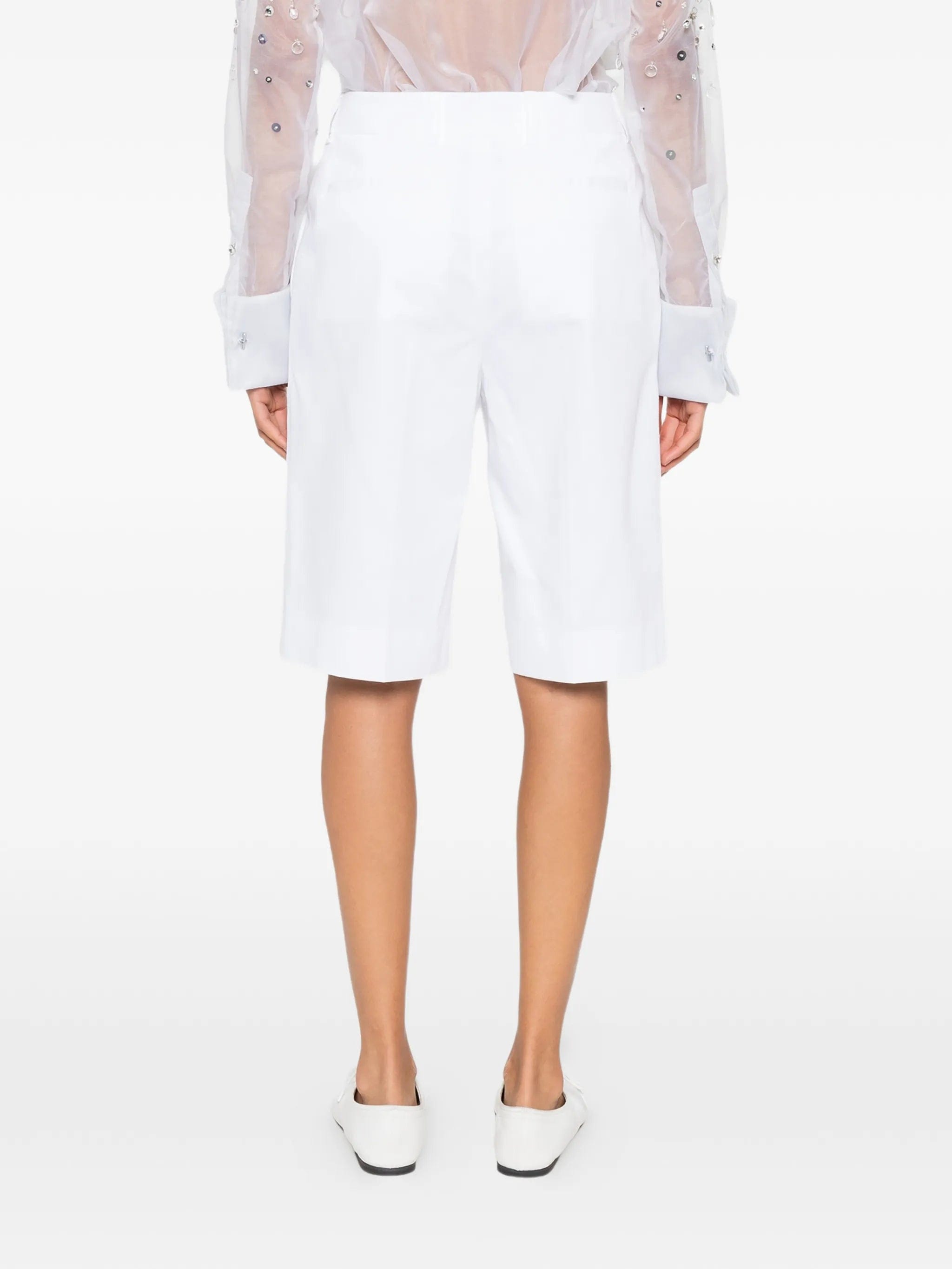 Tory Burch Double T pleated shorts