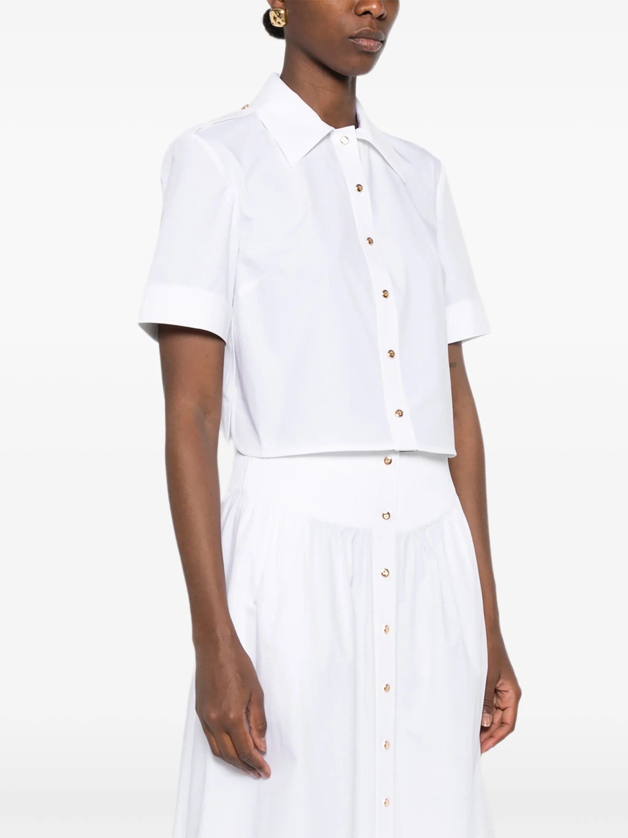 Tory Burch poplin camp shirt