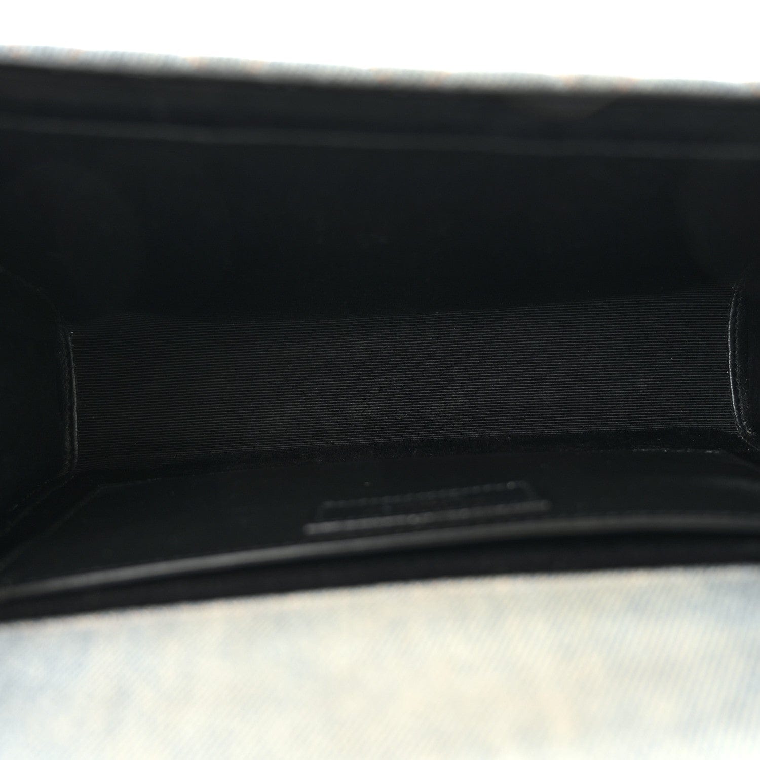 Saint Laurent Denim Mixed Matelasse Triquilt Medium Monogram Envelope Satchel Blue
