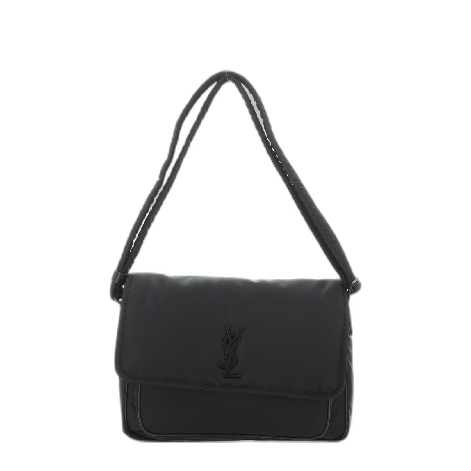 Saint Laurent Niki ECONYL® Regenerated Nylon Messenger Bag - Black