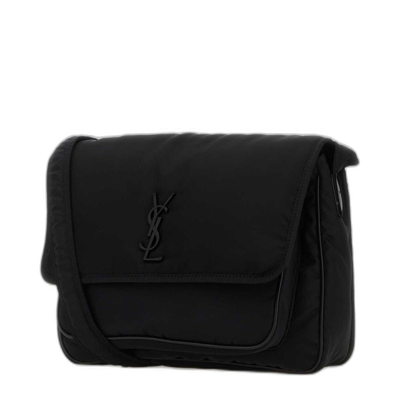 Saint Laurent Niki ECONYL® Regenerated Nylon Messenger Bag - Black
