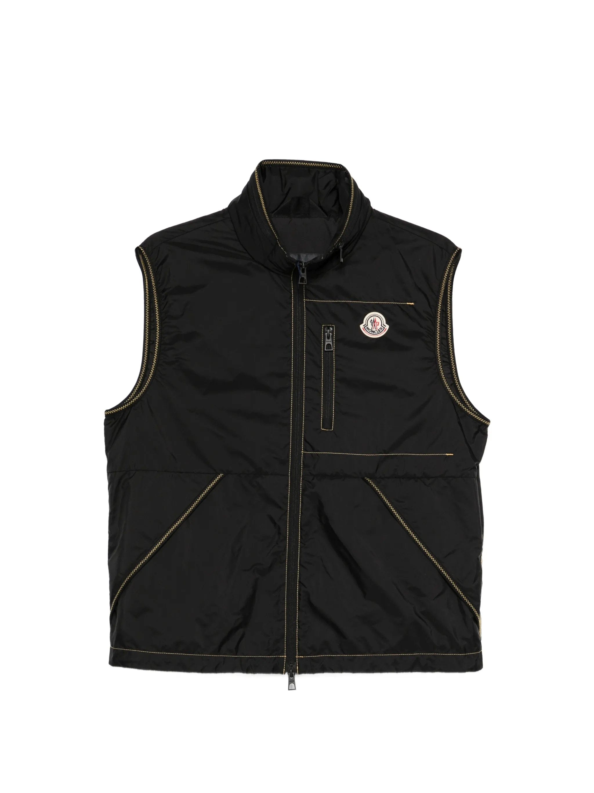 Moncler Ansiei contrast stitch vest