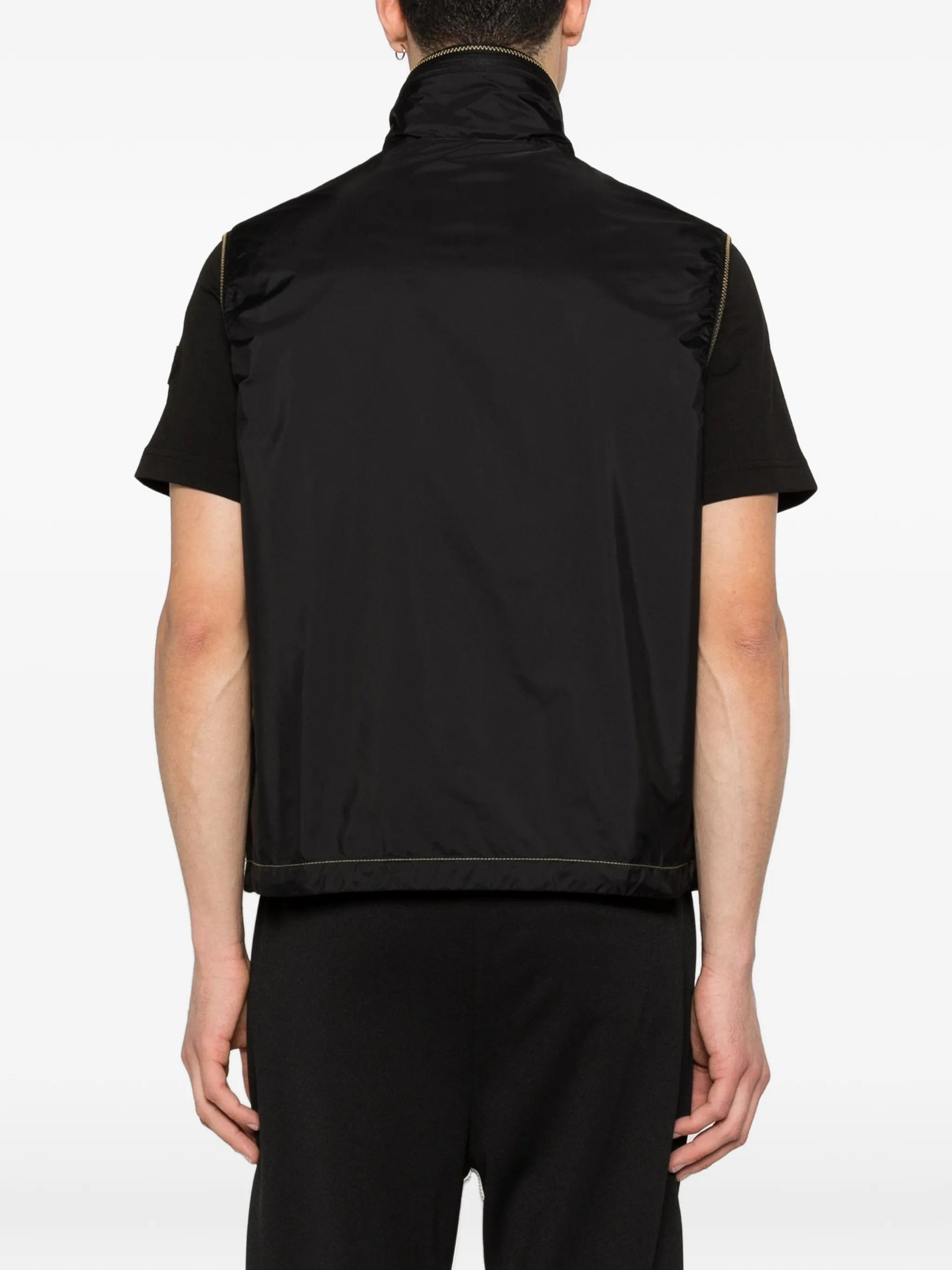 Moncler Ansiei contrast stitch vest