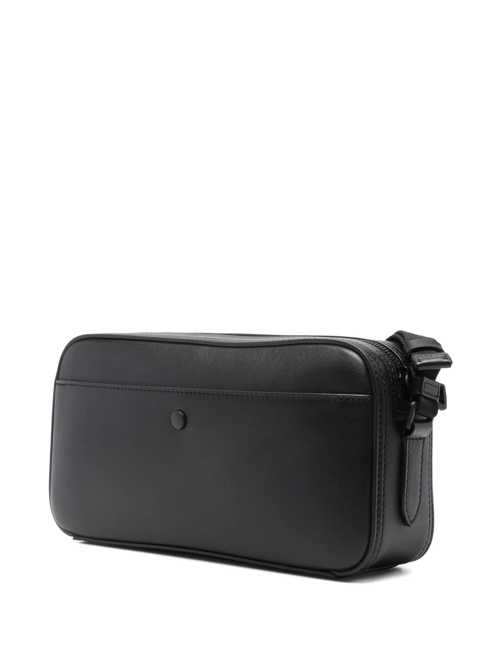 Moncler Carlo leather messenger bag