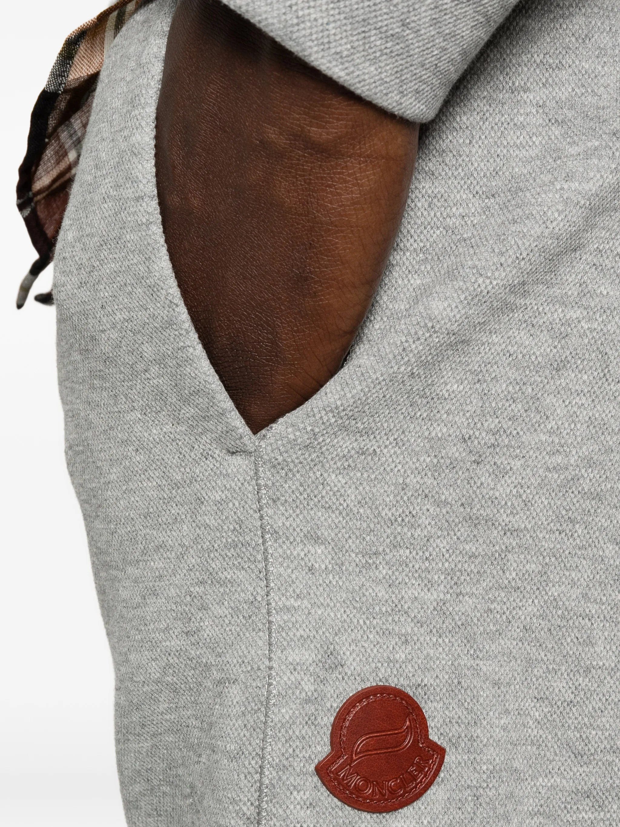 Moncler logo - patch track pants