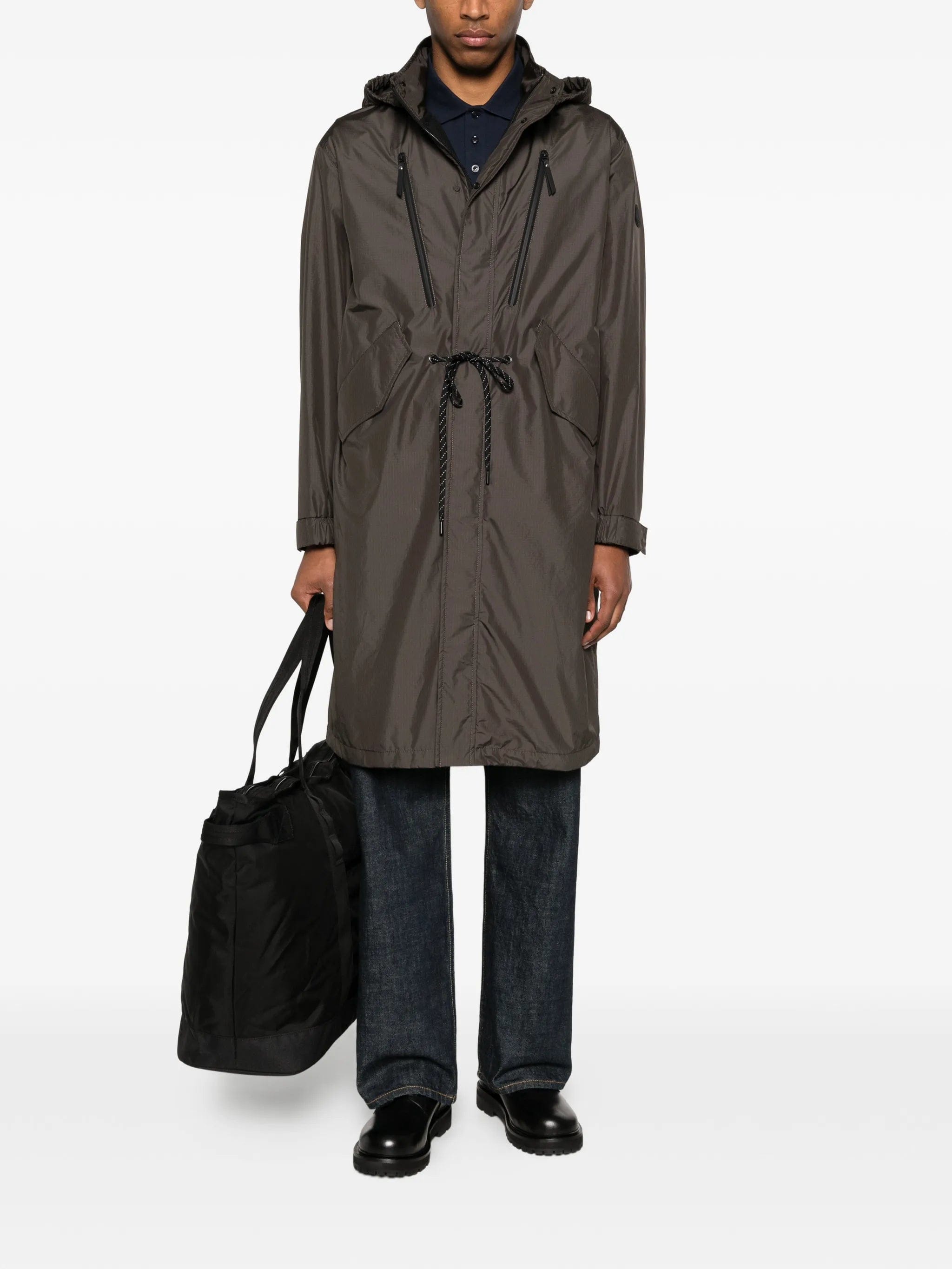 Moncler Aliso hooded zip parka