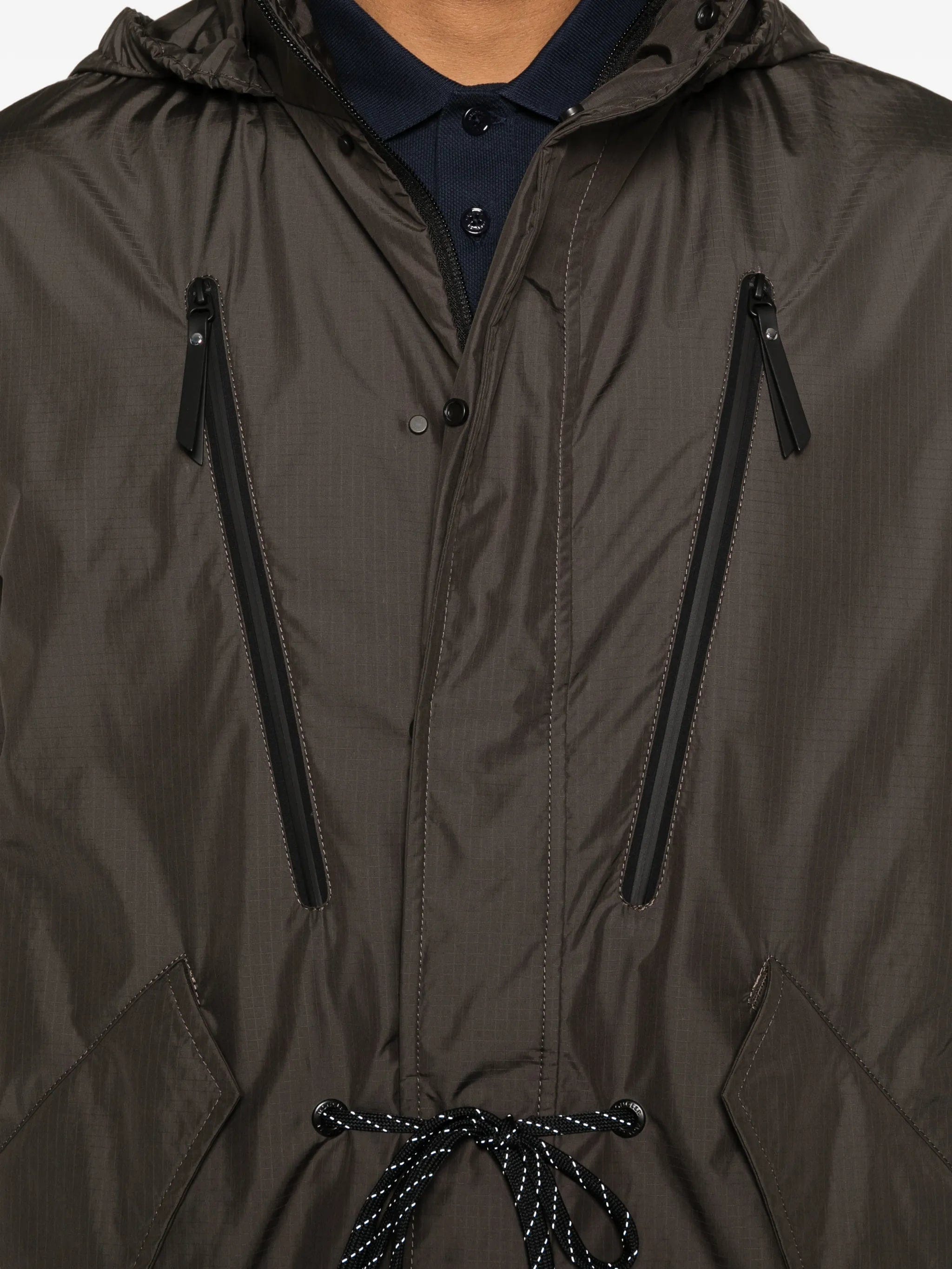 Moncler Aliso hooded zip parka