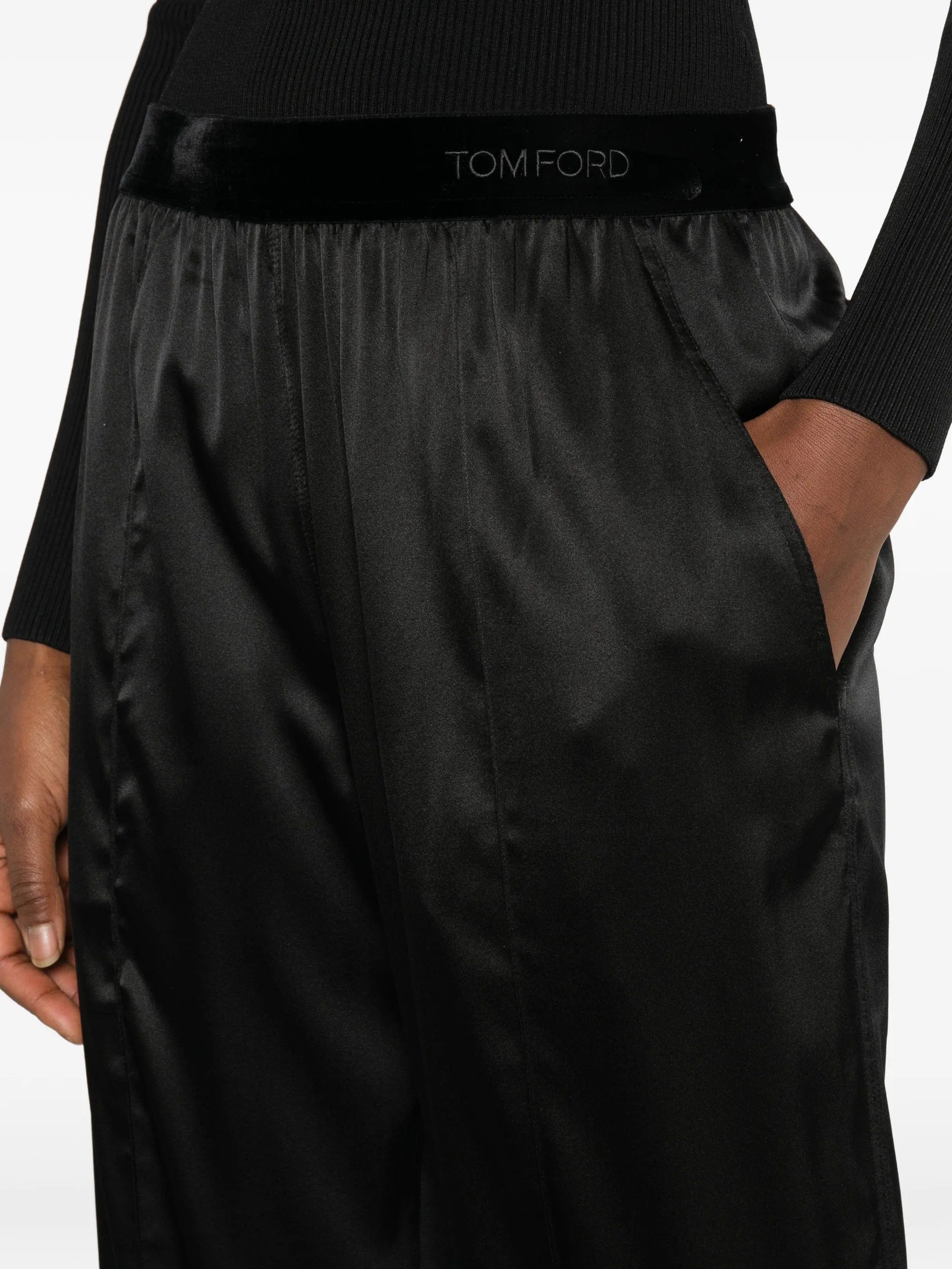 TOM FORD satin trousers