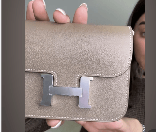 Hermes etoupe slim brand new ALC4083