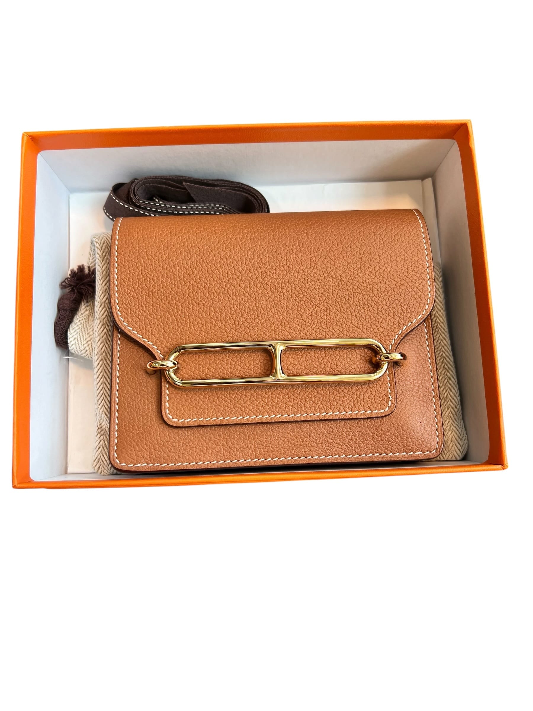 Hermes Roulis Slim Gold Evercolour PBHW #Z SSLG1009